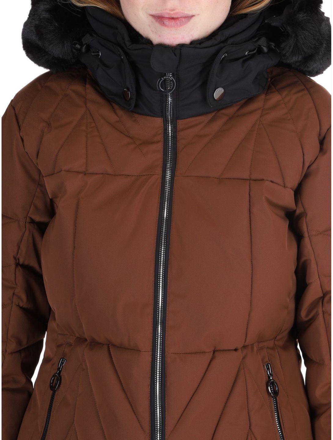 Luhta, Hakonkoski ski jacket women Chocolat brown 