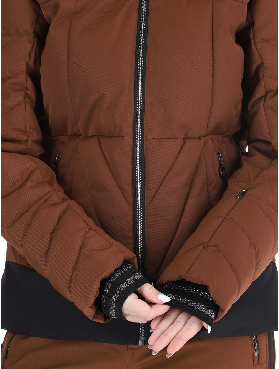 Luhta, Hakonkoski ski jacket women Chocolat brown 