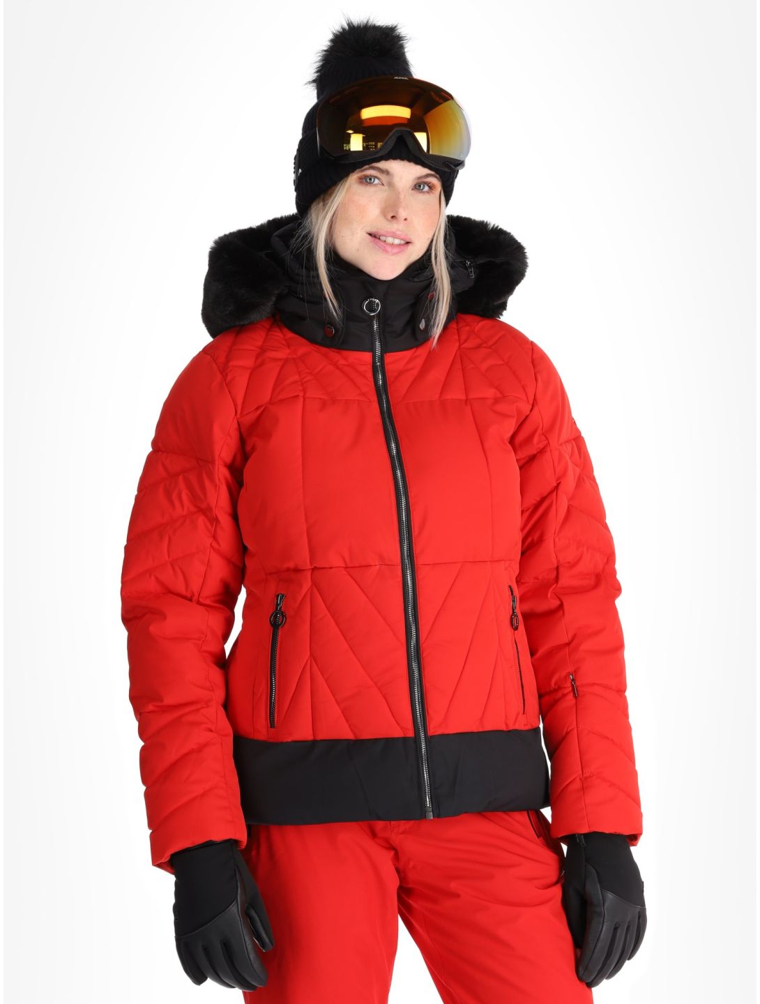 Luhta, Hakonkoski ski jacket women Cranberry red 