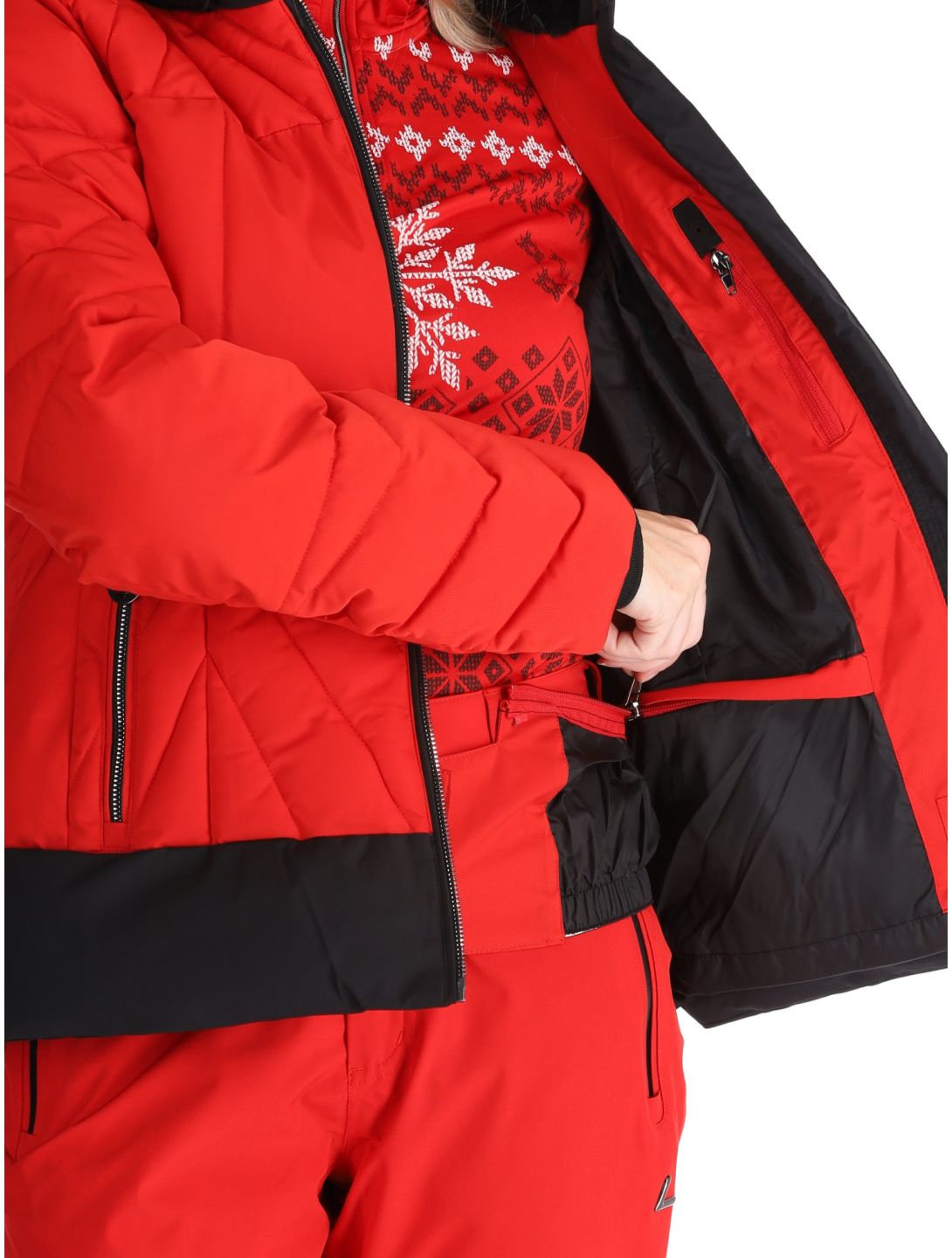 Luhta, Hakonkoski ski jacket women Cranberry red 