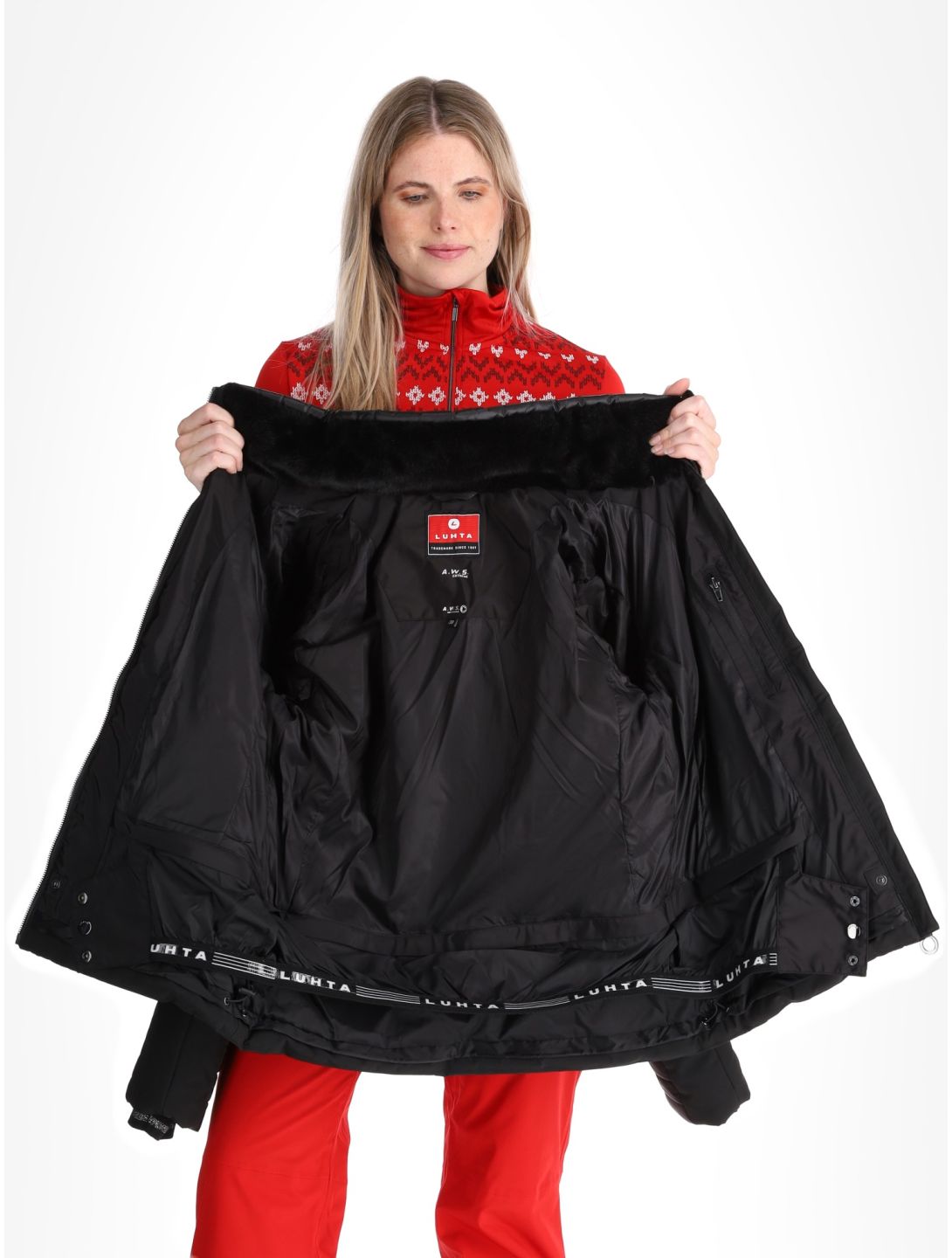 Luhta, Hakula ski jacket women Black black 