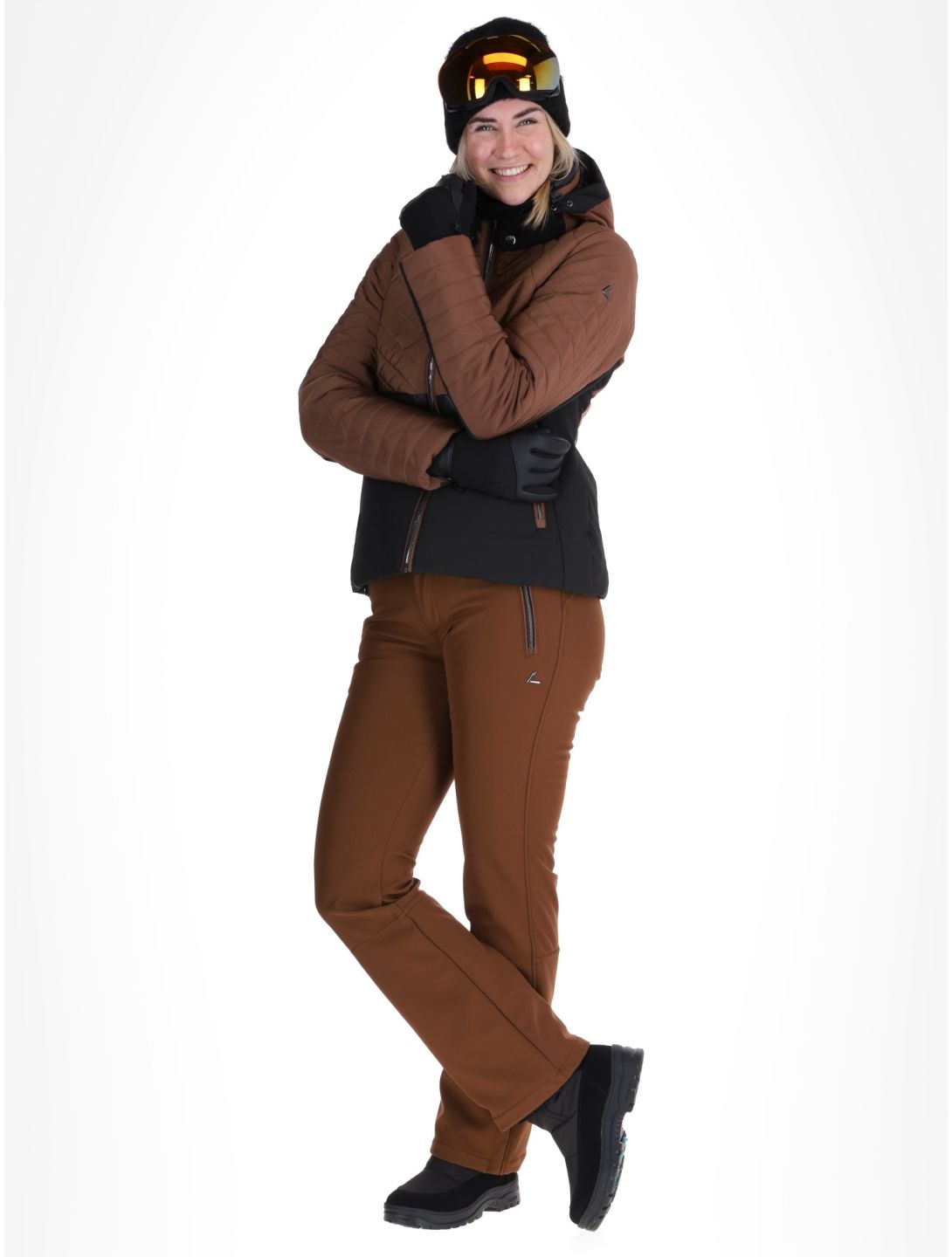 Luhta, Hakula ski jacket women Chocolat brown 