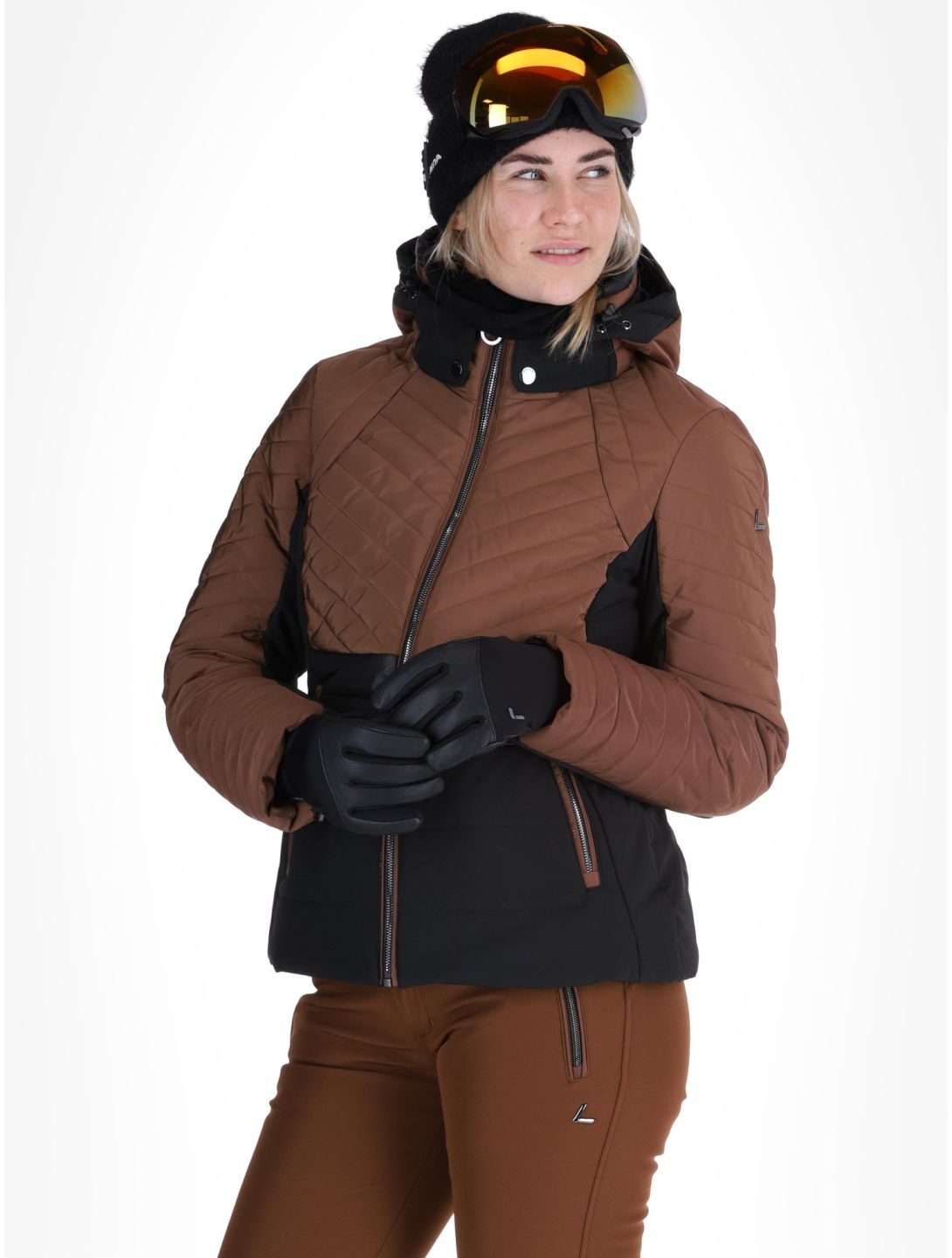 Luhta, Hakula ski jacket women Chocolat brown 