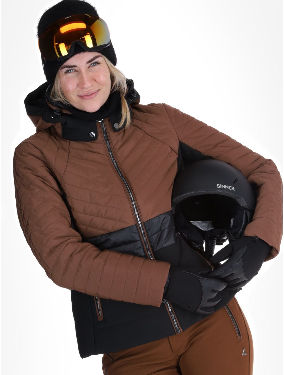 Luhta, Hakula ski jacket women Chocolat brown 