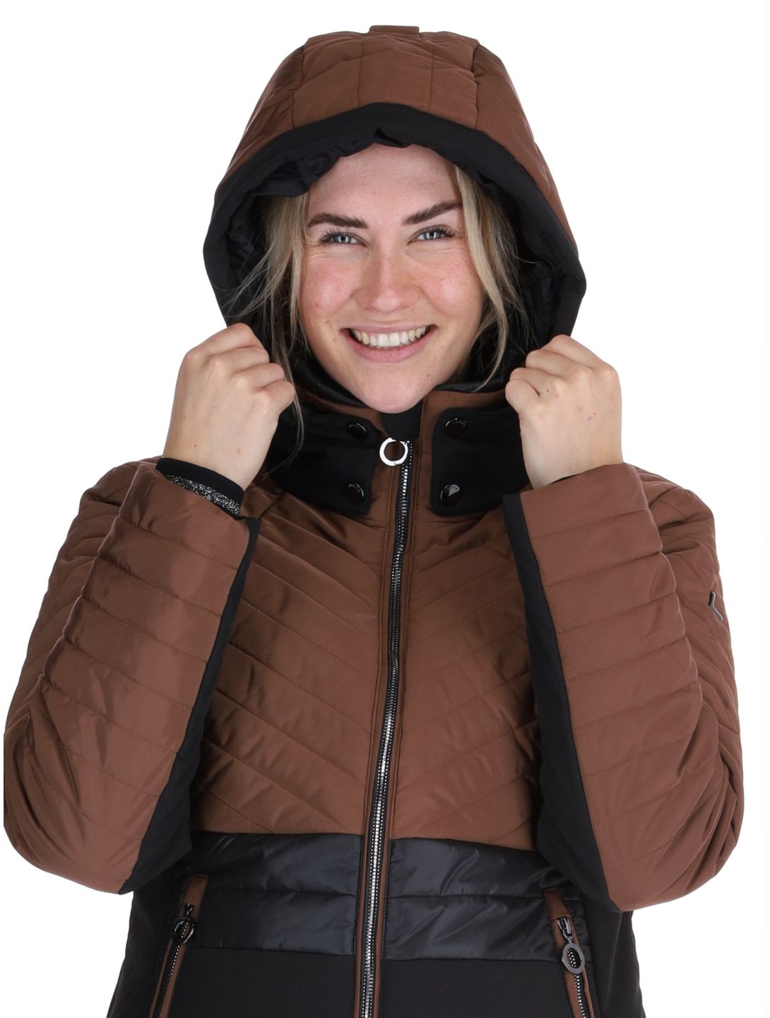 Luhta, Hakula ski jacket women Chocolat brown 