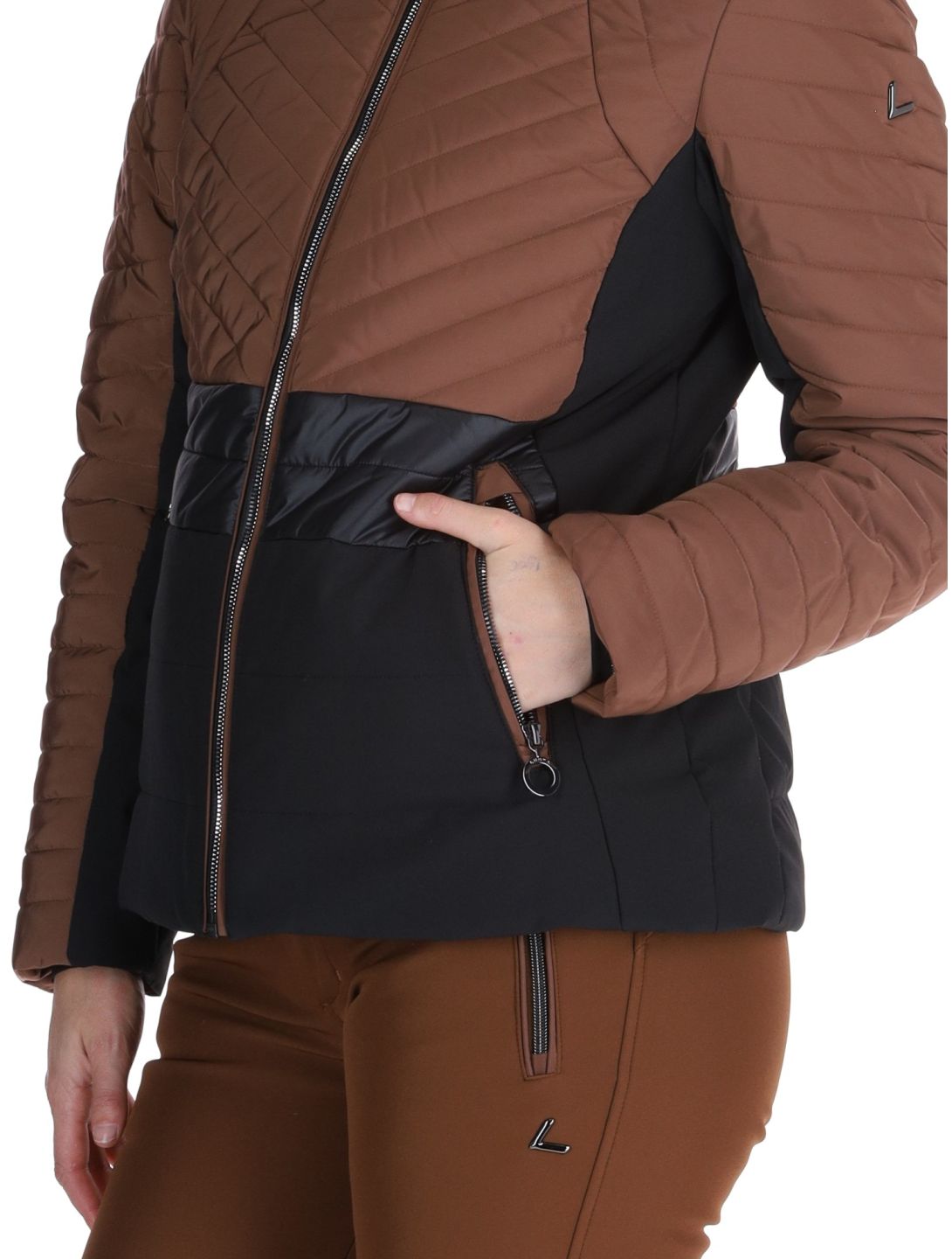 Luhta, Hakula ski jacket women Chocolat brown 