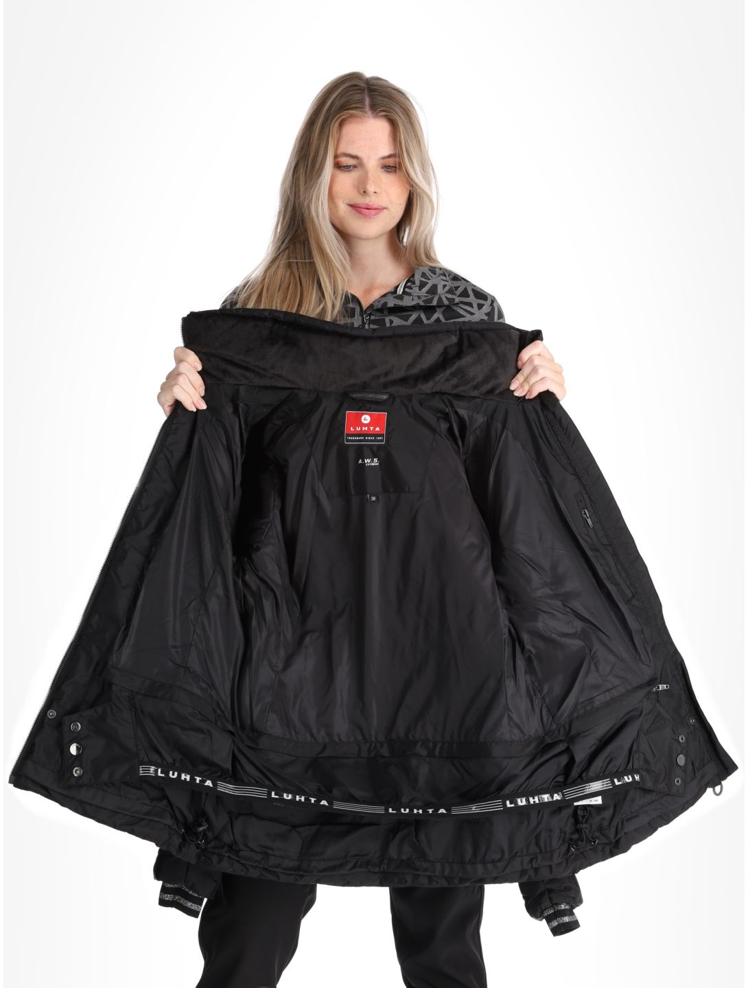 Luhta, Hakulila ski jacket women Black black 