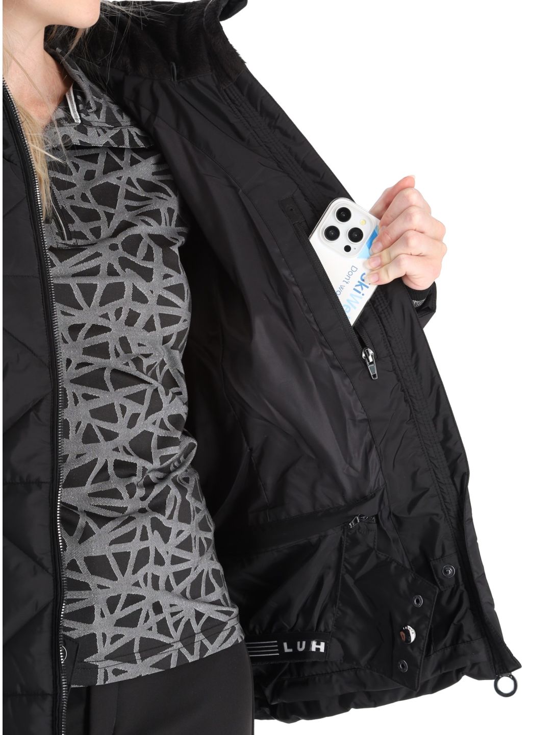 Luhta, Hakulila ski jacket women Black black 