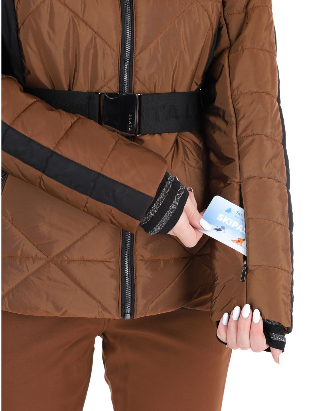 Luhta, Hakulila ski jacket women Chocolat brown 