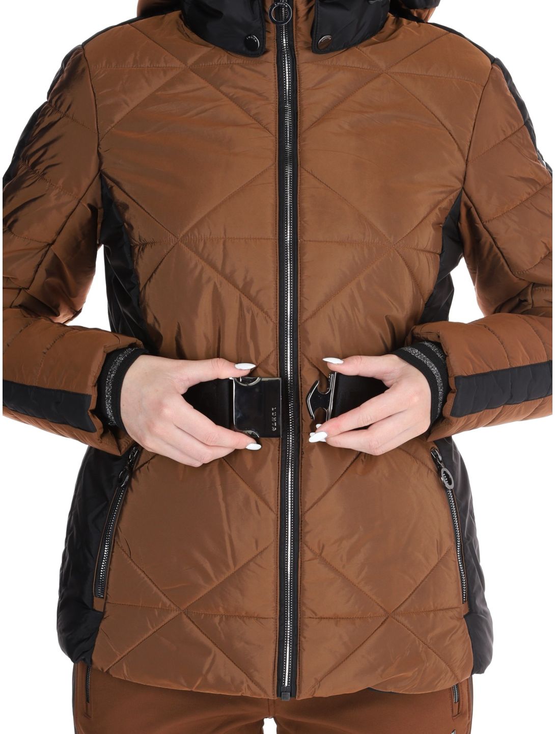 Luhta, Hakulila ski jacket women Chocolat brown 