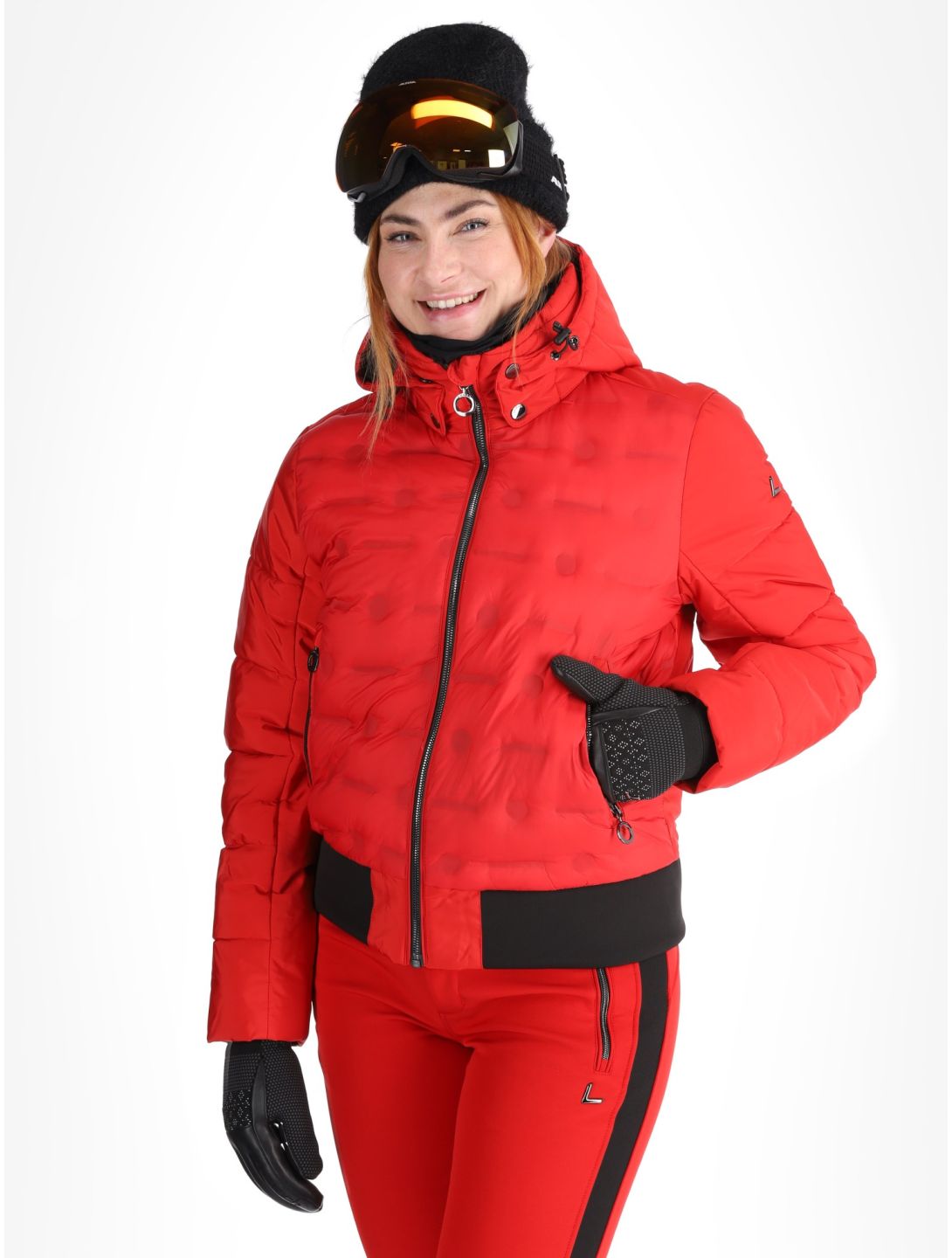 Luhta, Halhola ski jacket women Cranberry red 