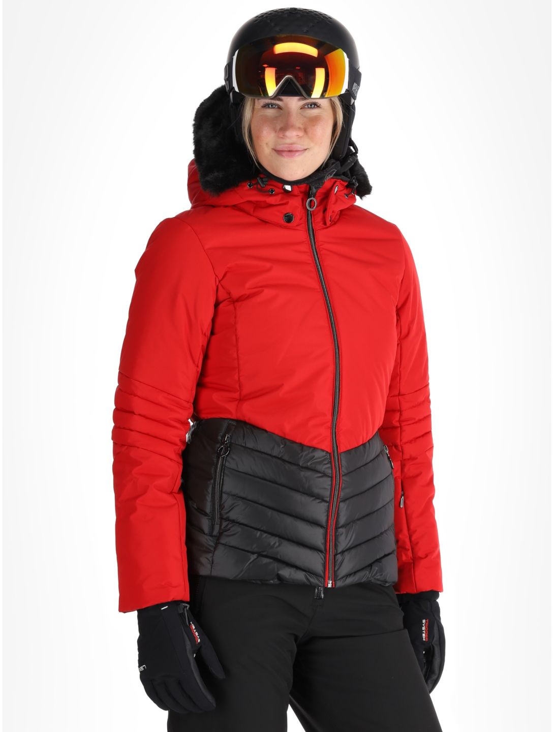 Luhta, Halkis ski jacket women Cranberry red 