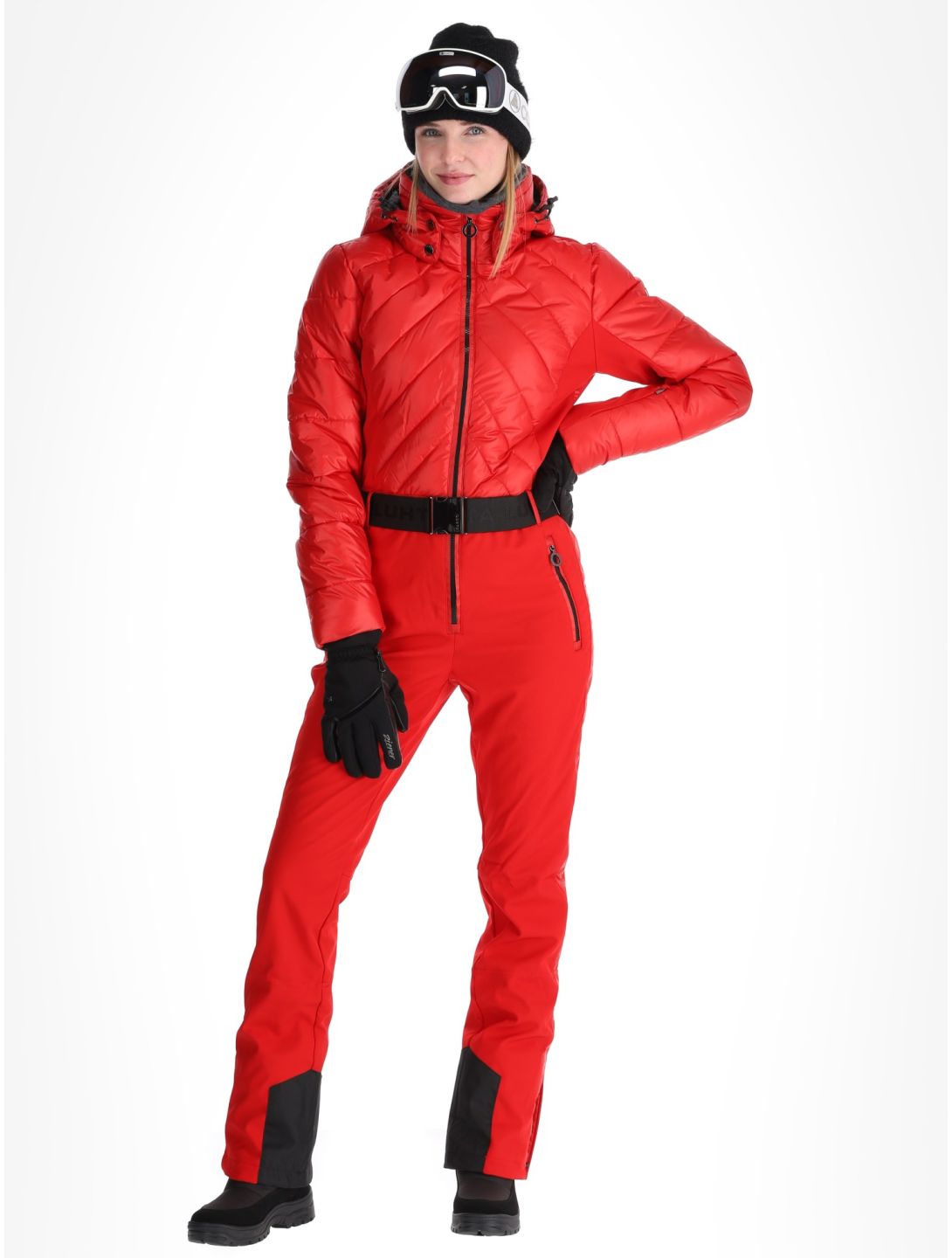 Luhta, Halkorpi ski suit women Cranberry red 