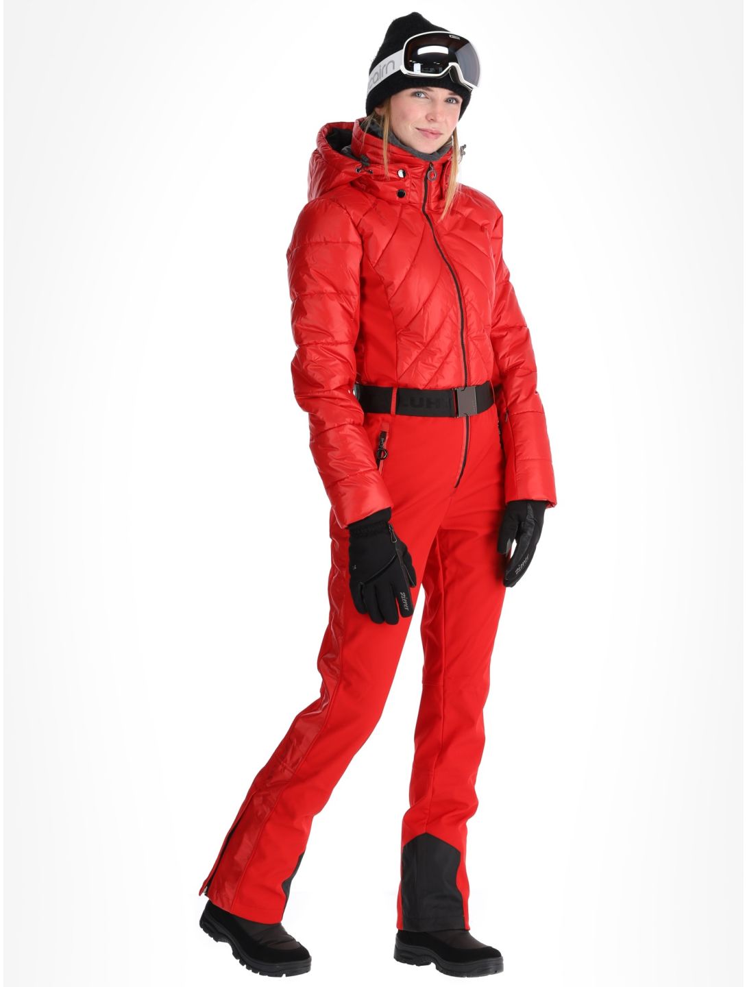 Luhta, Halkorpi ski suit women Cranberry red 