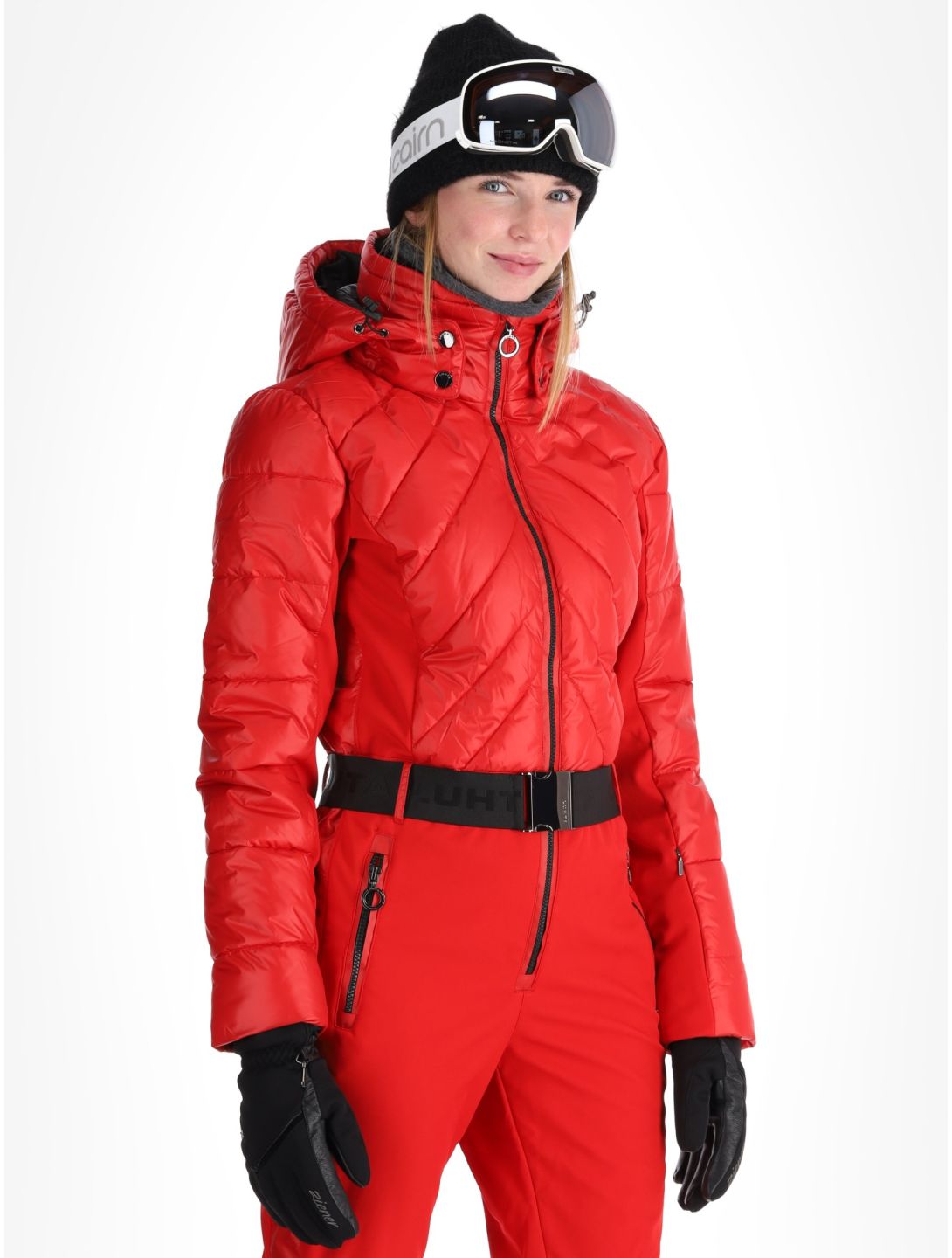 Luhta, Halkorpi ski suit women Cranberry red 