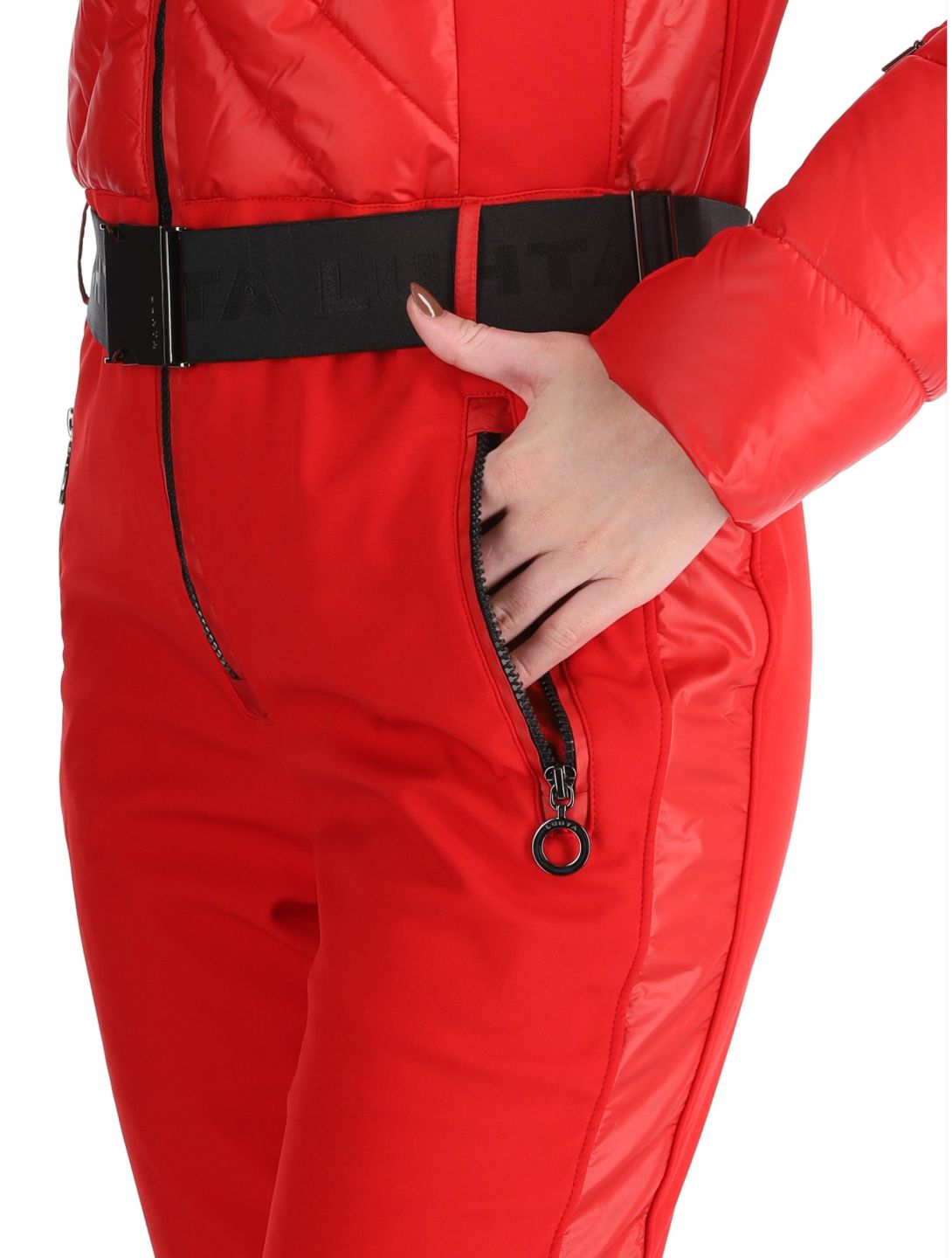 Luhta, Halkorpi ski suit women Cranberry red 