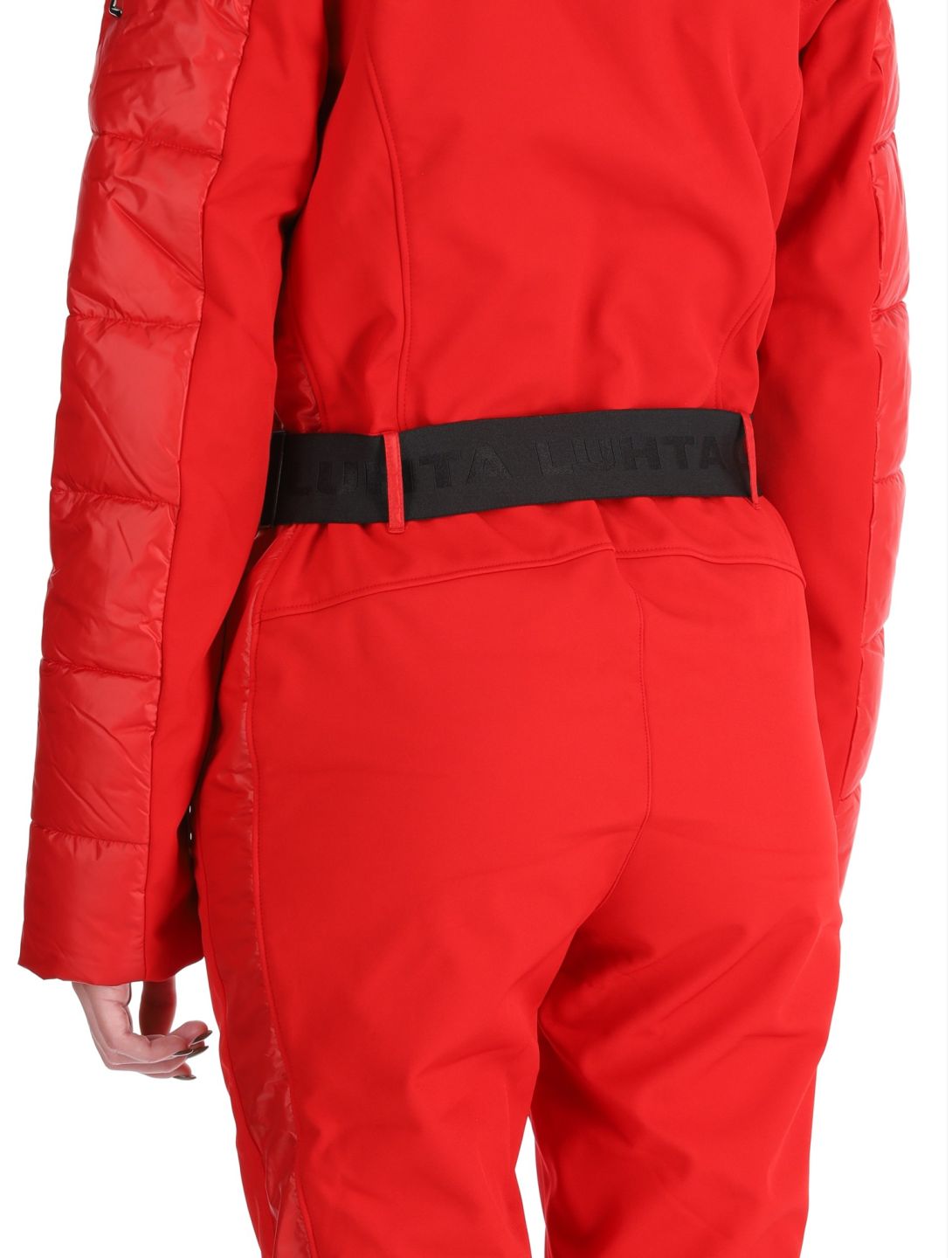 Luhta, Halkorpi ski suit women Cranberry red 