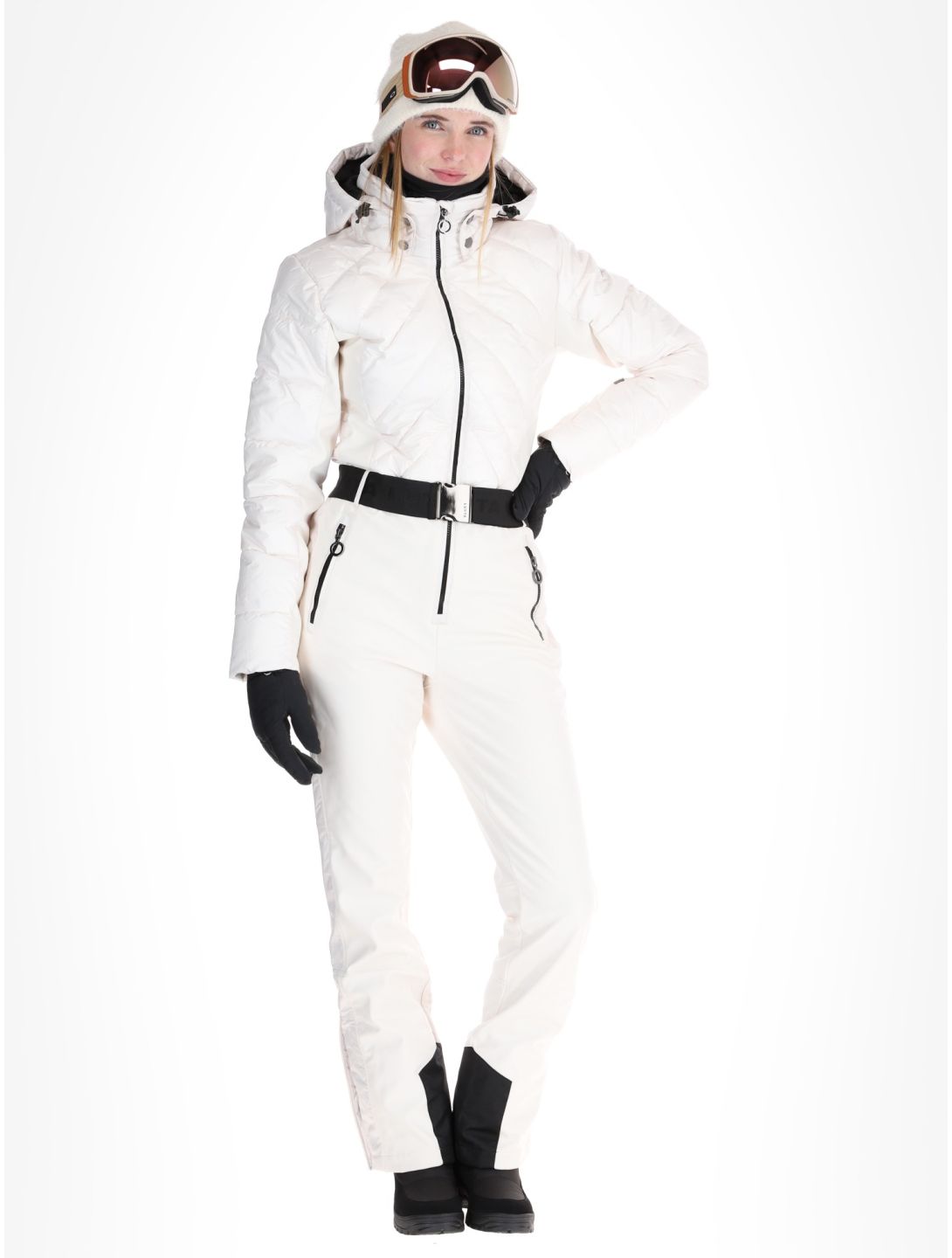 Luhta, Halkorpi ski suit women Powder beige 