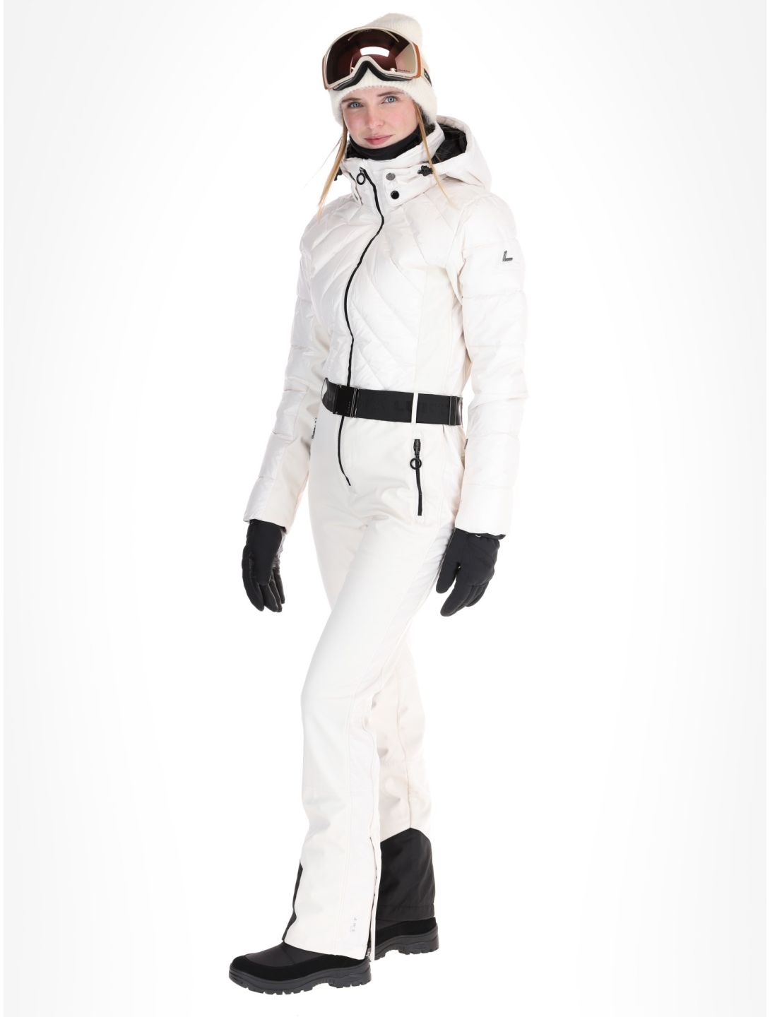 Luhta, Halkorpi ski suit women Powder beige 