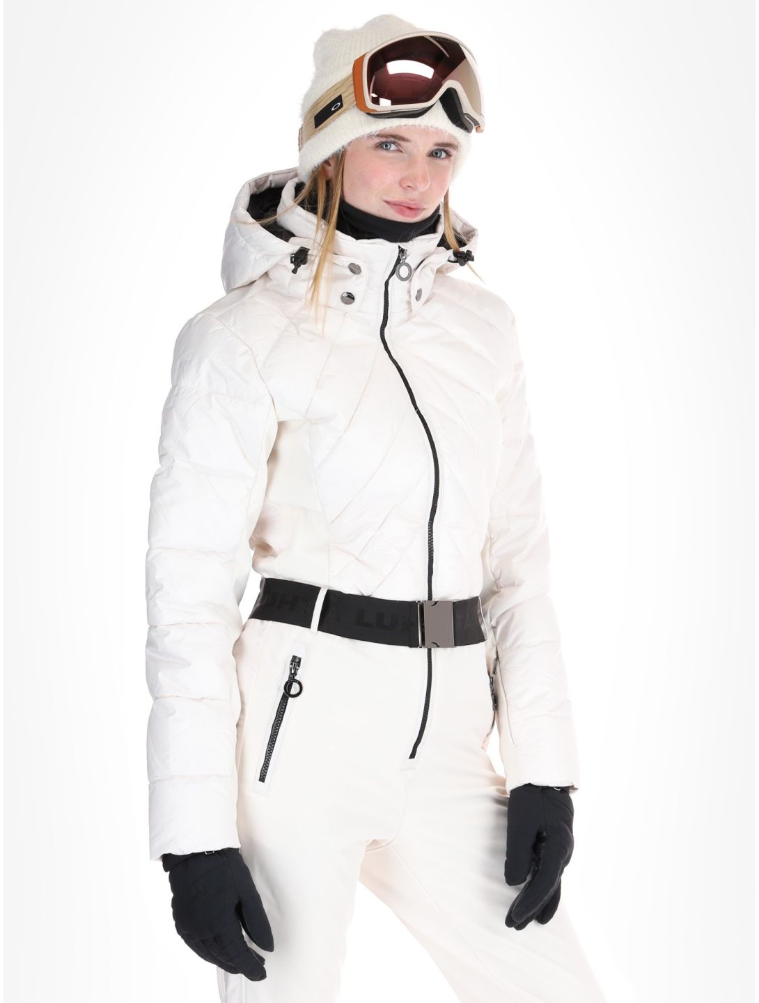 Luhta, Halkorpi ski suit women Powder beige 