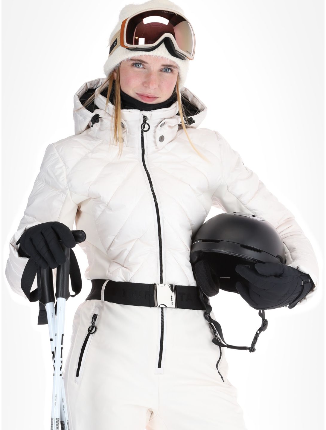 Luhta, Halkorpi ski suit women Powder beige 