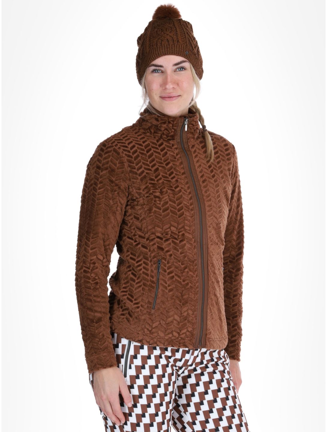 Luhta, Halmeniemi jacket women Chocolat brown 