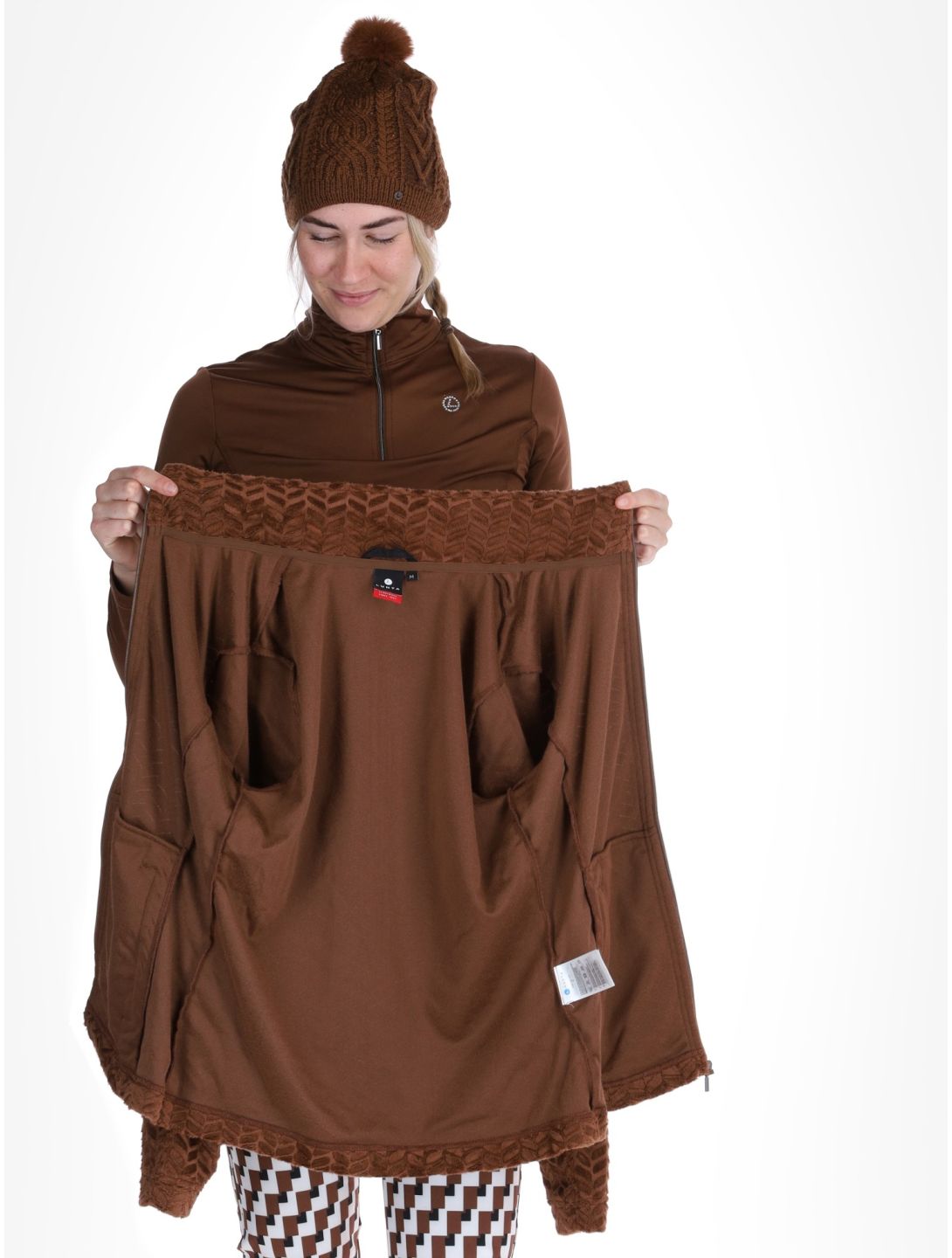 Luhta, Halmeniemi jacket women Chocolat brown 