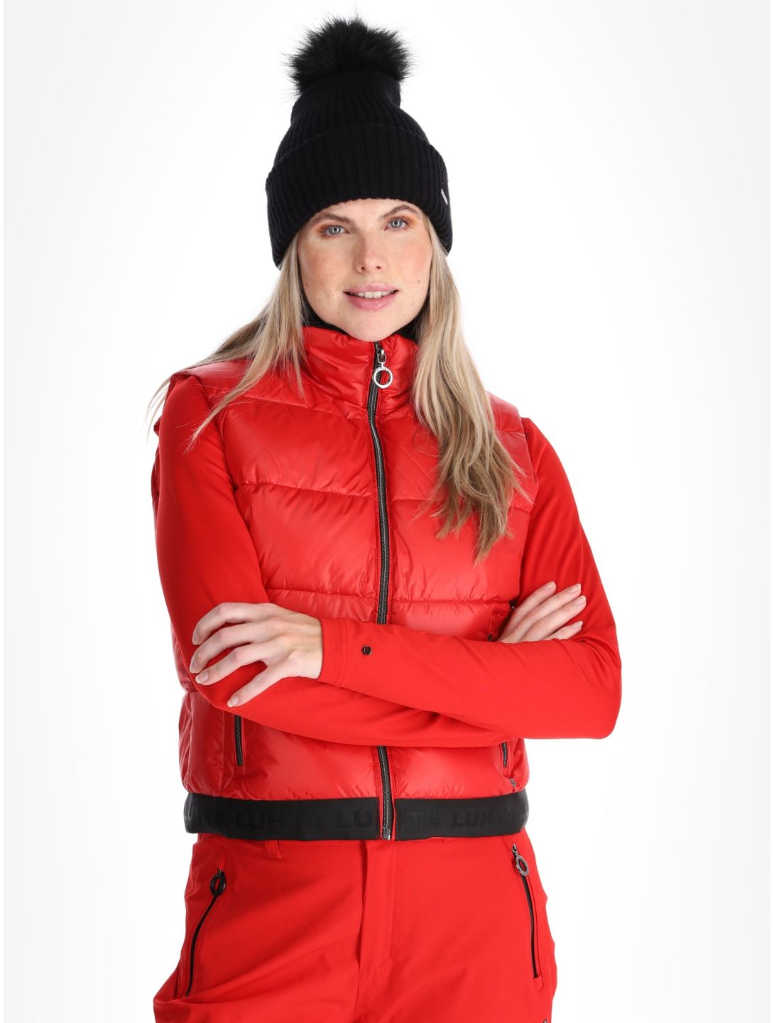 Luhta, Haloinen body warmer women Cranberry red 