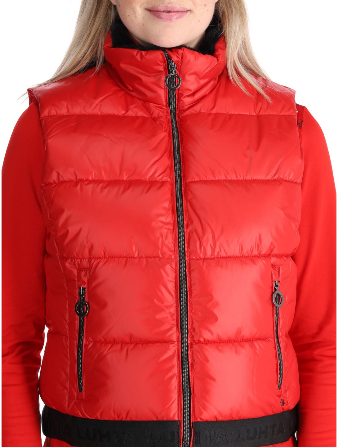 Luhta, Haloinen body warmer women Cranberry red 