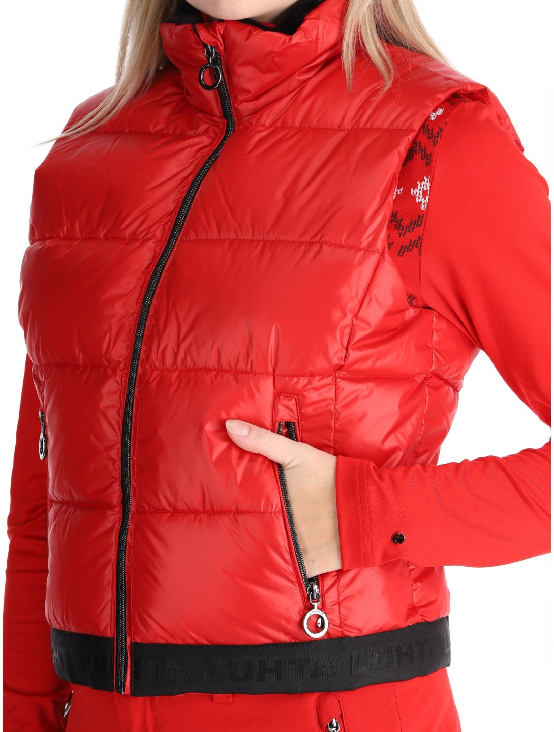 Luhta, Haloinen body warmer women Cranberry red 