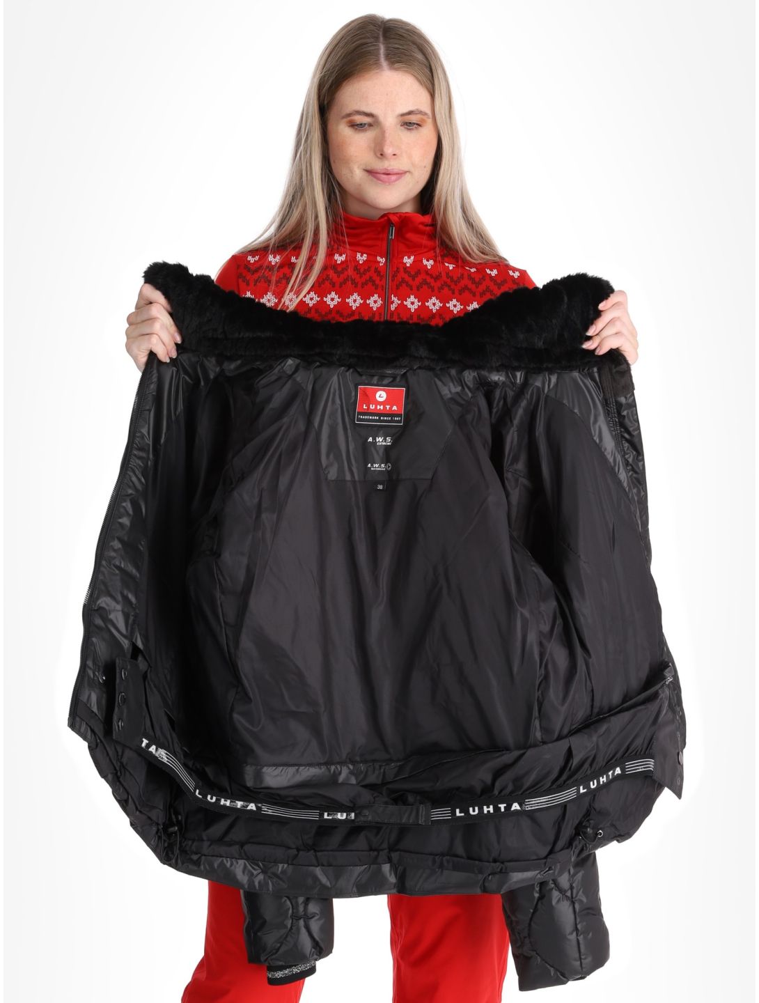 Luhta, Harikkala ski jacket women Black black 