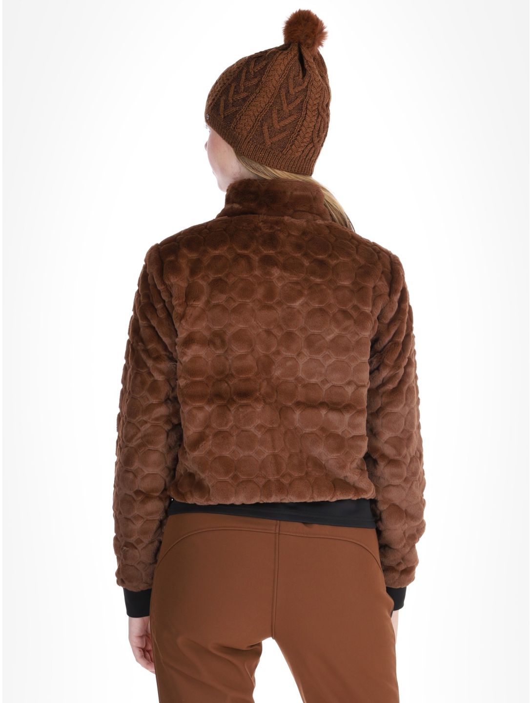 Luhta, Haukkamaa down jacket women Chocolat brown 