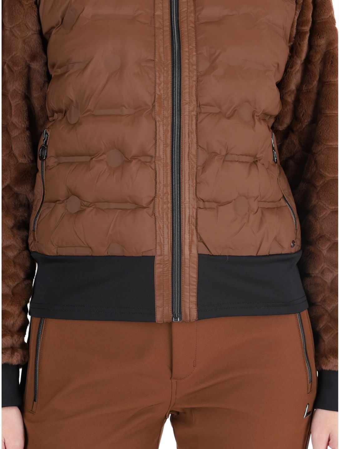 Luhta, Haukkamaa down jacket women Chocolat brown 