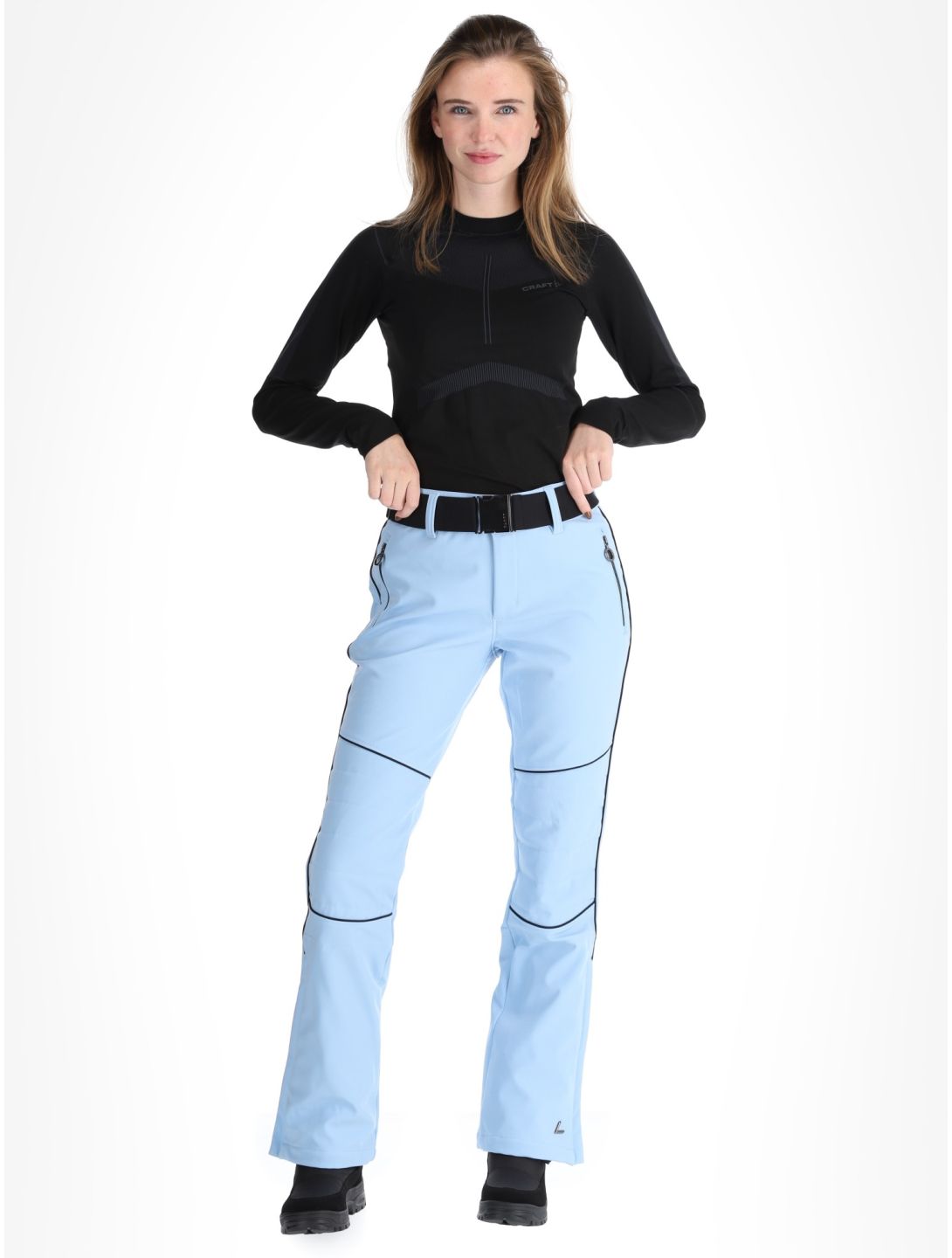 Luhta, Jaamalai softshell ski pants women Light Blue blue 