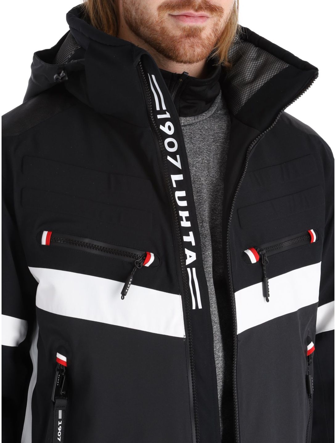 Luhta, Jierstivaara ski jacket men Anthracite black, grey 