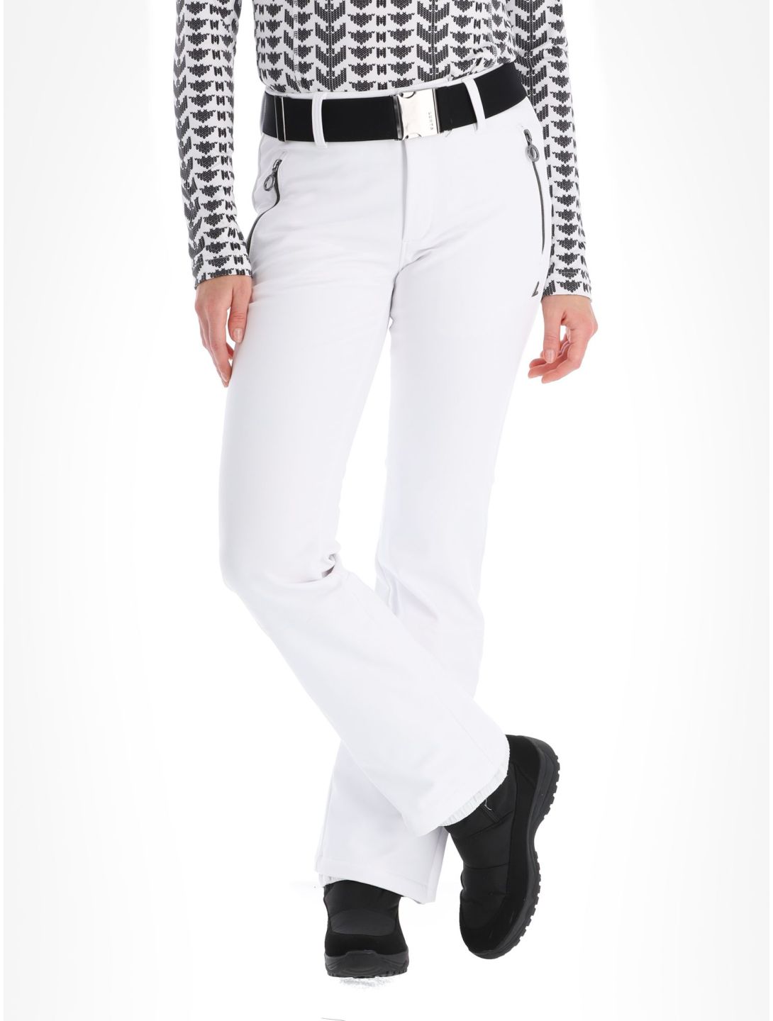 Luhta, Joentaus softshell ski pants women Optic White white 