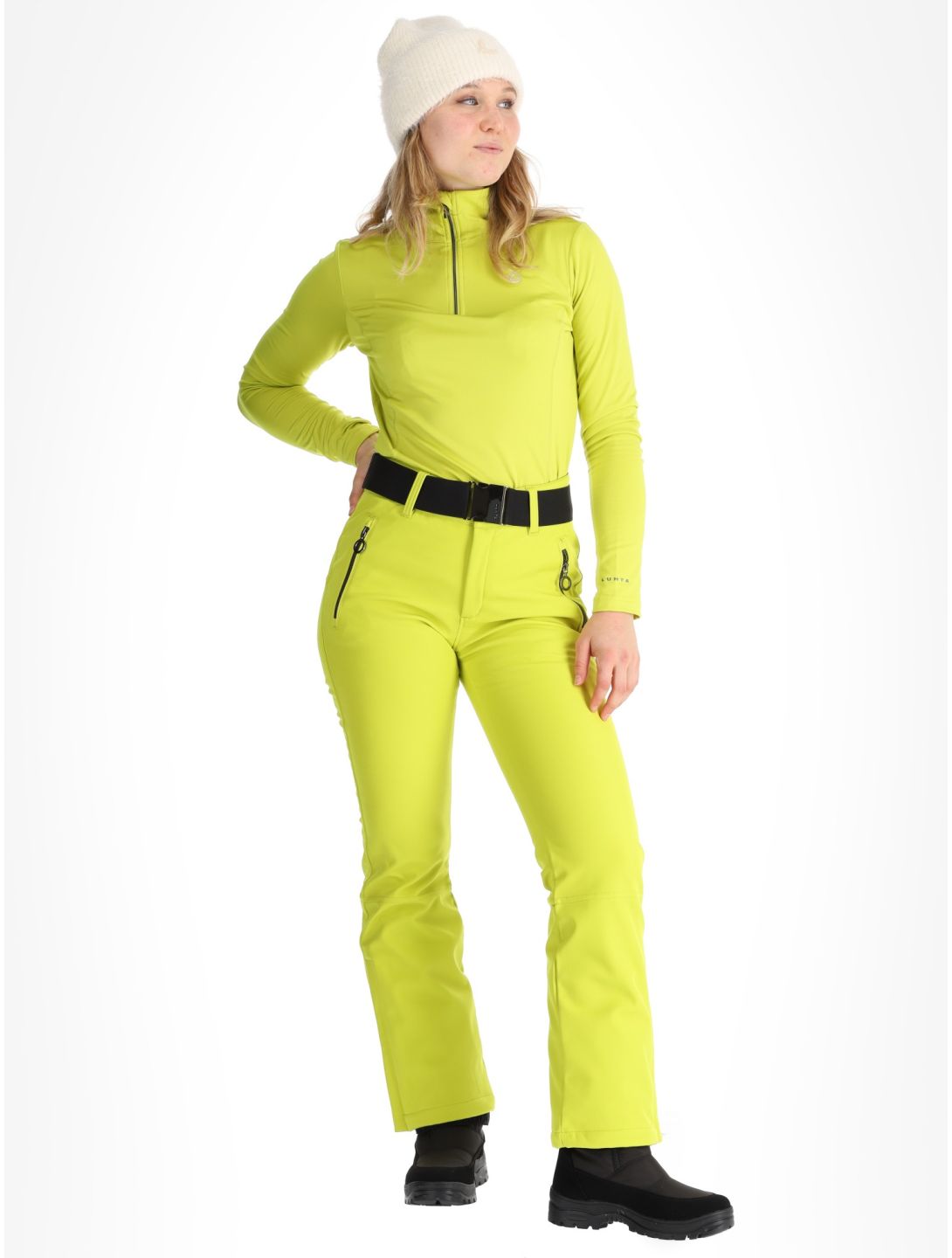 Luhta, Joentaus C softshell ski pants women Aloe green 