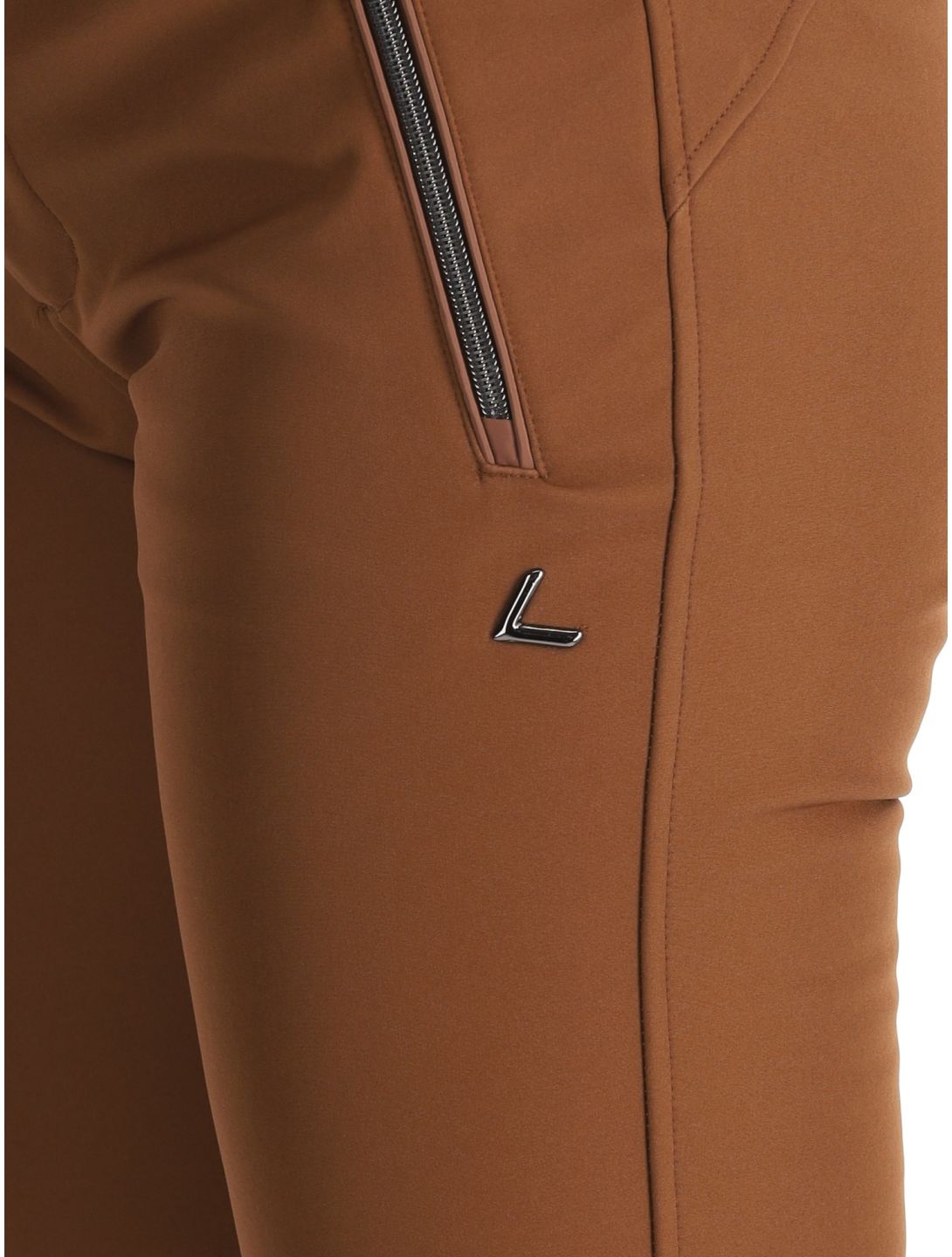 Luhta, Joentaus C softshell ski pants women Chocolat brown 