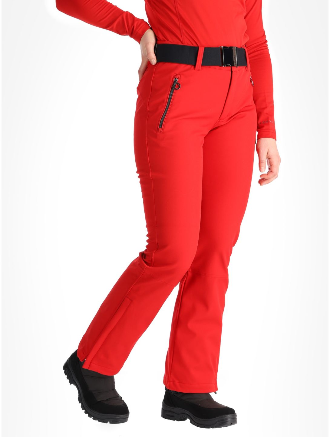 Luhta, Joentaus C softshell ski pants women Cranberry red 