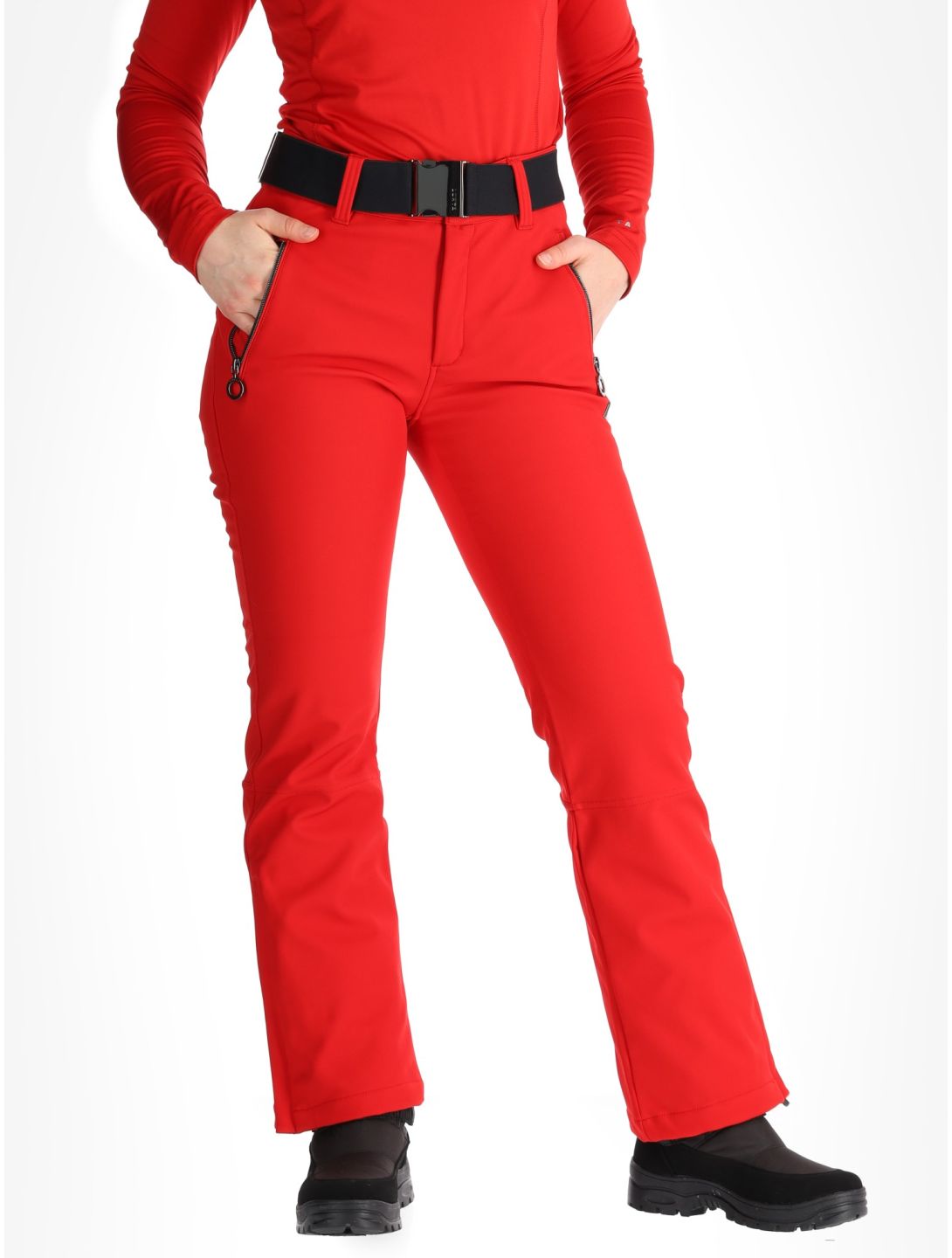 Luhta, Joentaus C softshell ski pants women Cranberry red 