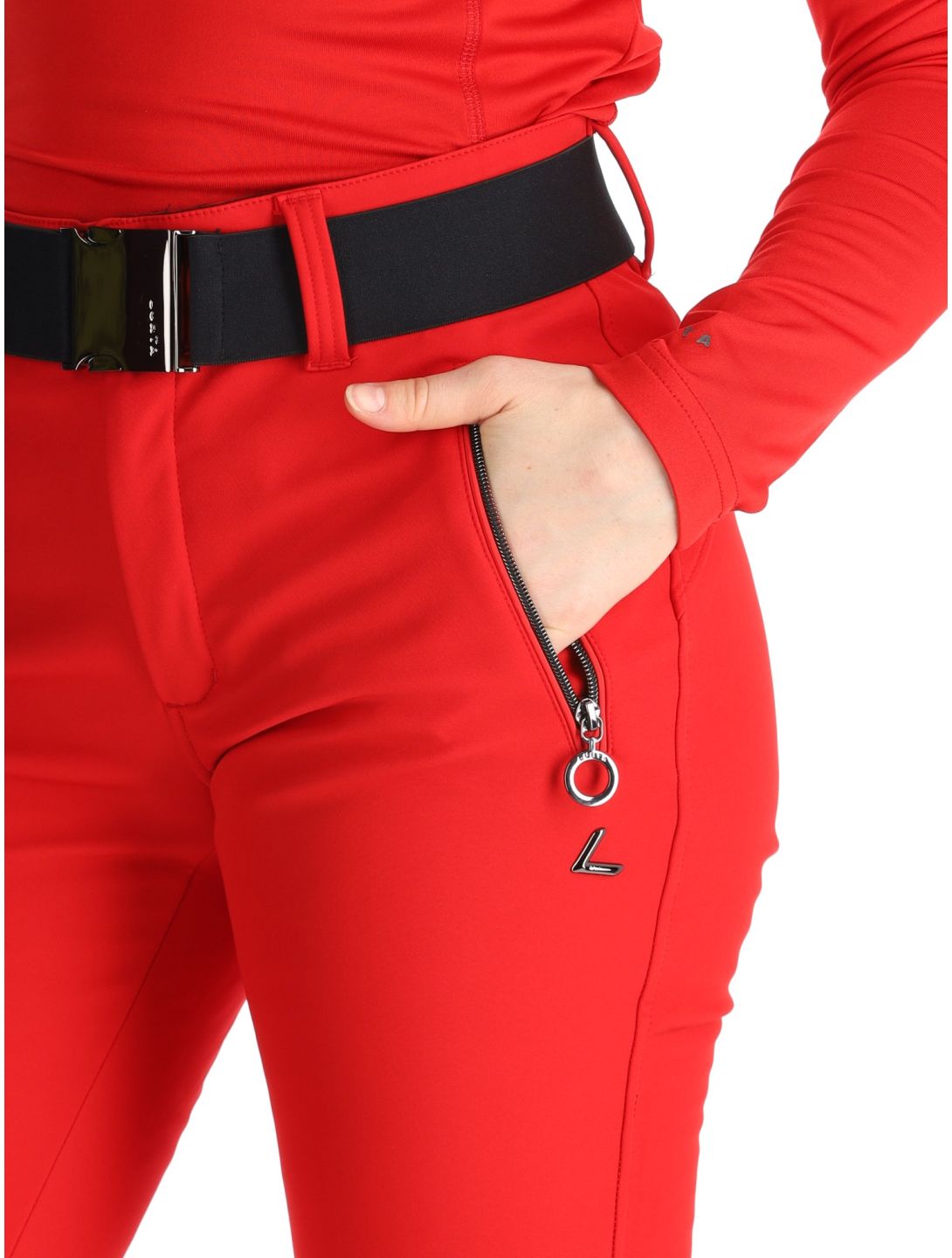 Luhta, Joentaus C softshell ski pants women Cranberry red 