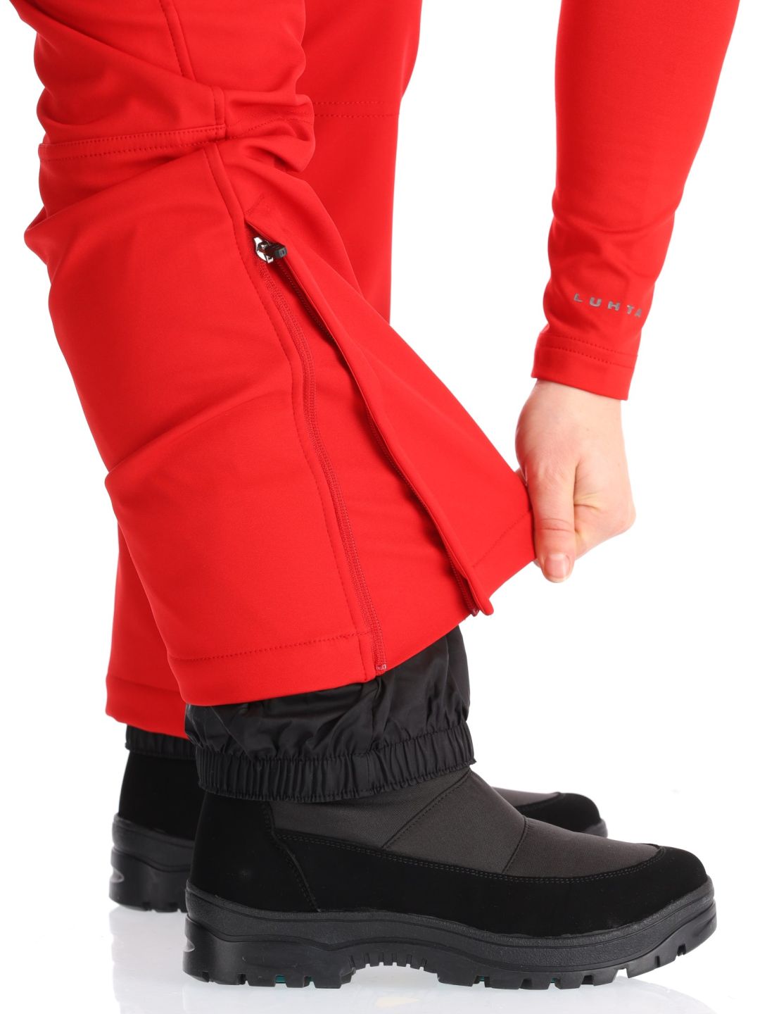 Luhta, Joentaus C softshell ski pants women Cranberry red 