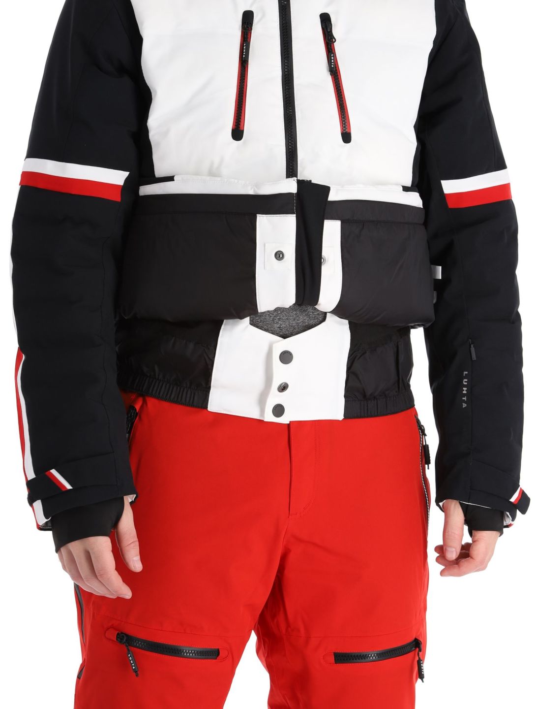 Luhta, Jollanoaivi ski jacket men Optic White black, white 