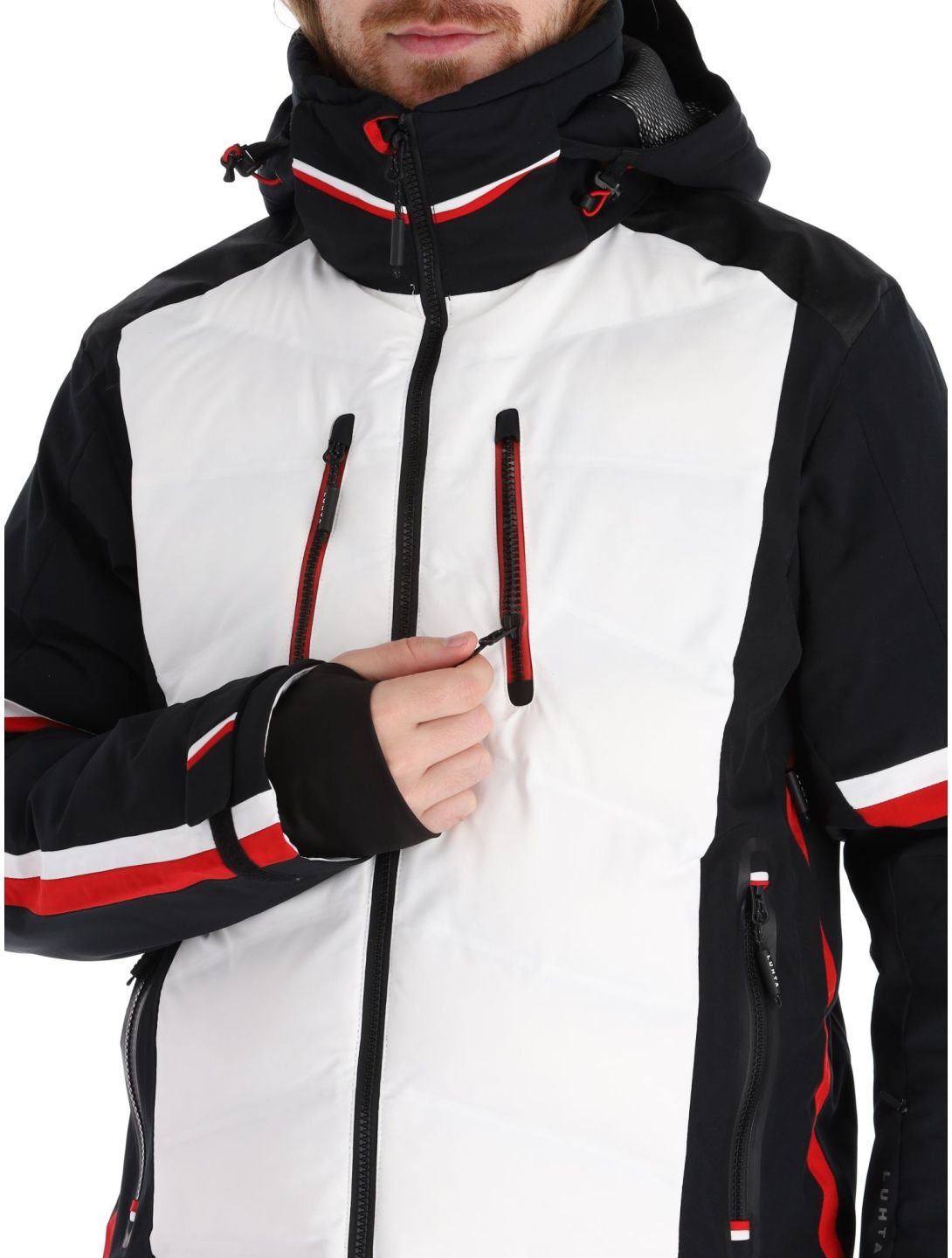 Luhta, Jollanoaivi ski jacket men Optic White black, white 