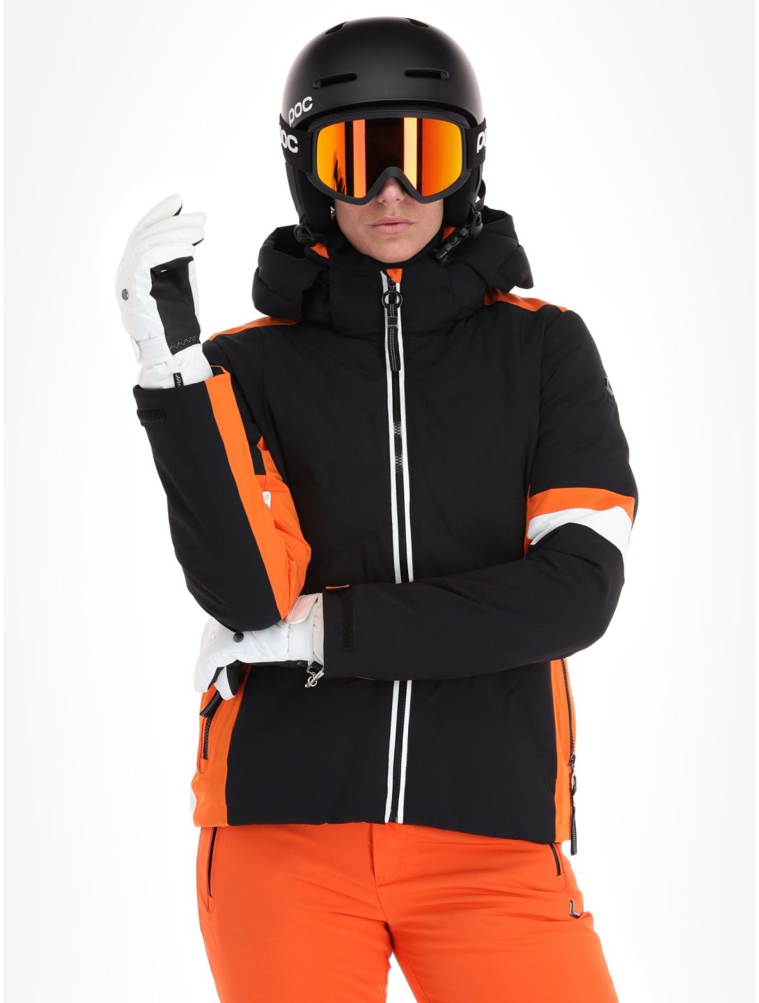 Luhta, Kaakkurivaara ski jacket women Black black, orange 