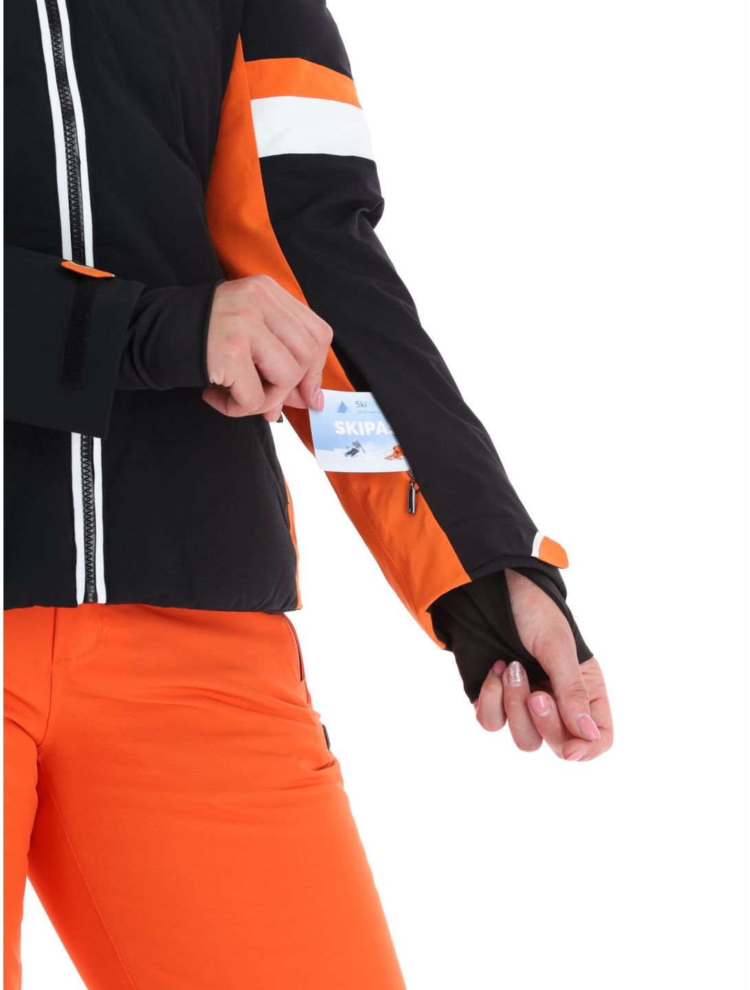 Luhta, Kaakkurivaara ski jacket women Black black, orange 