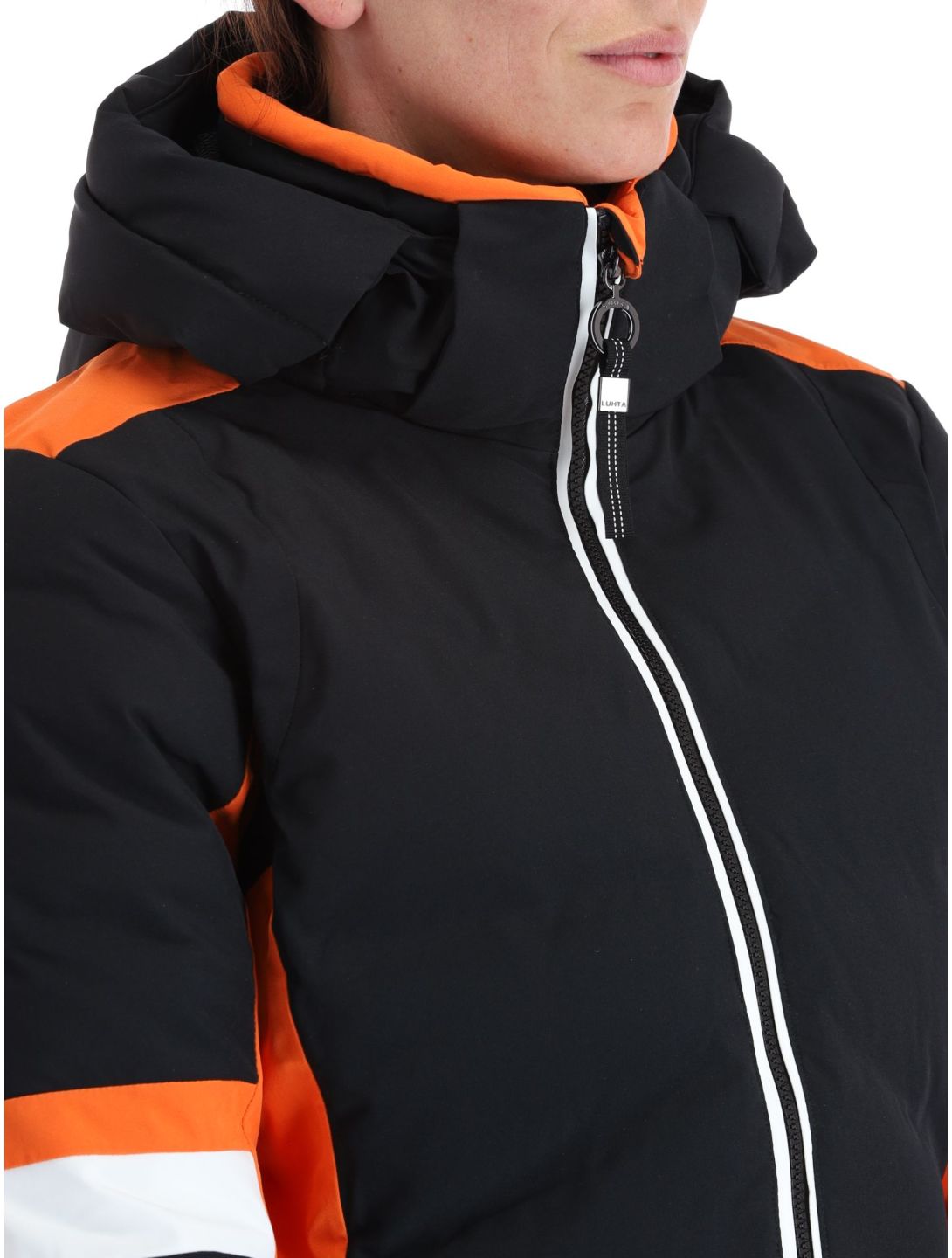 Luhta, Kaakkurivaara ski jacket women Black black, orange 