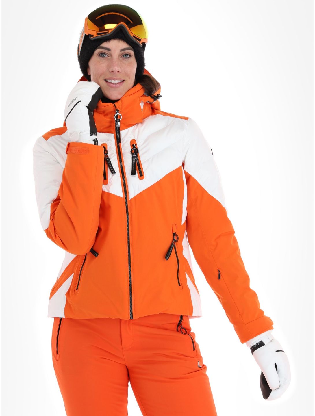 Luhta, Kanervala ski jacket women Orange orange, white 