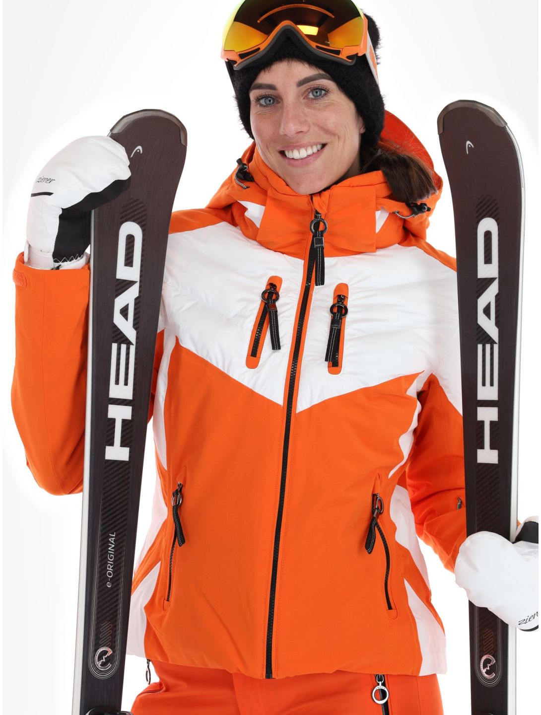 Luhta, Kanervala ski jacket women Orange orange, white 