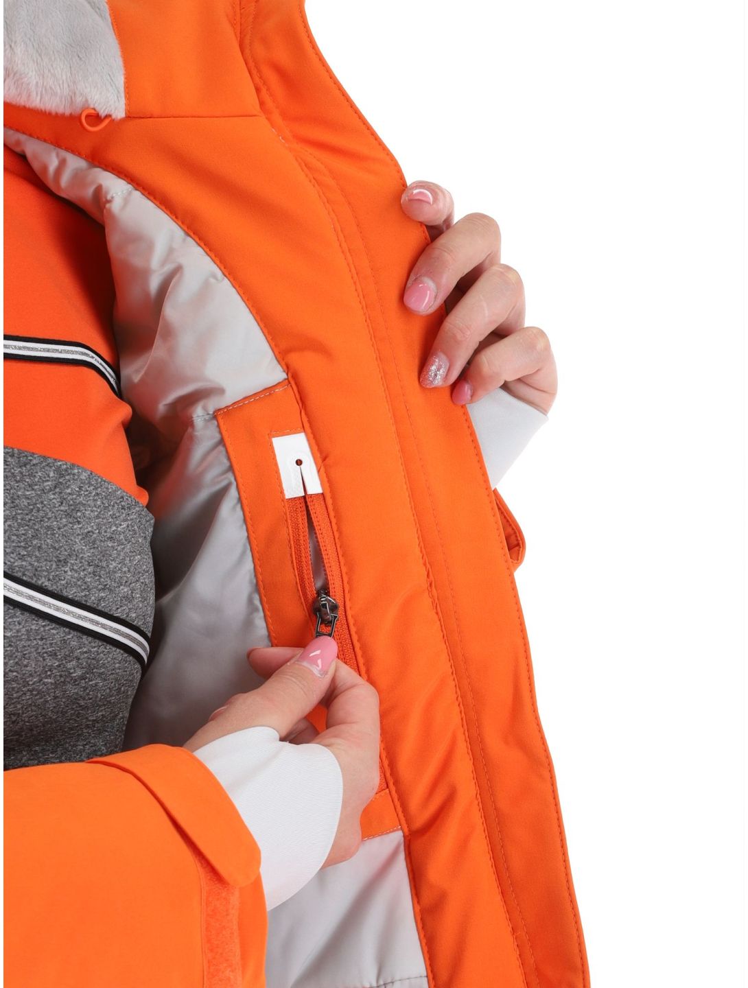 Luhta, Kanervala ski jacket women Orange orange, white 